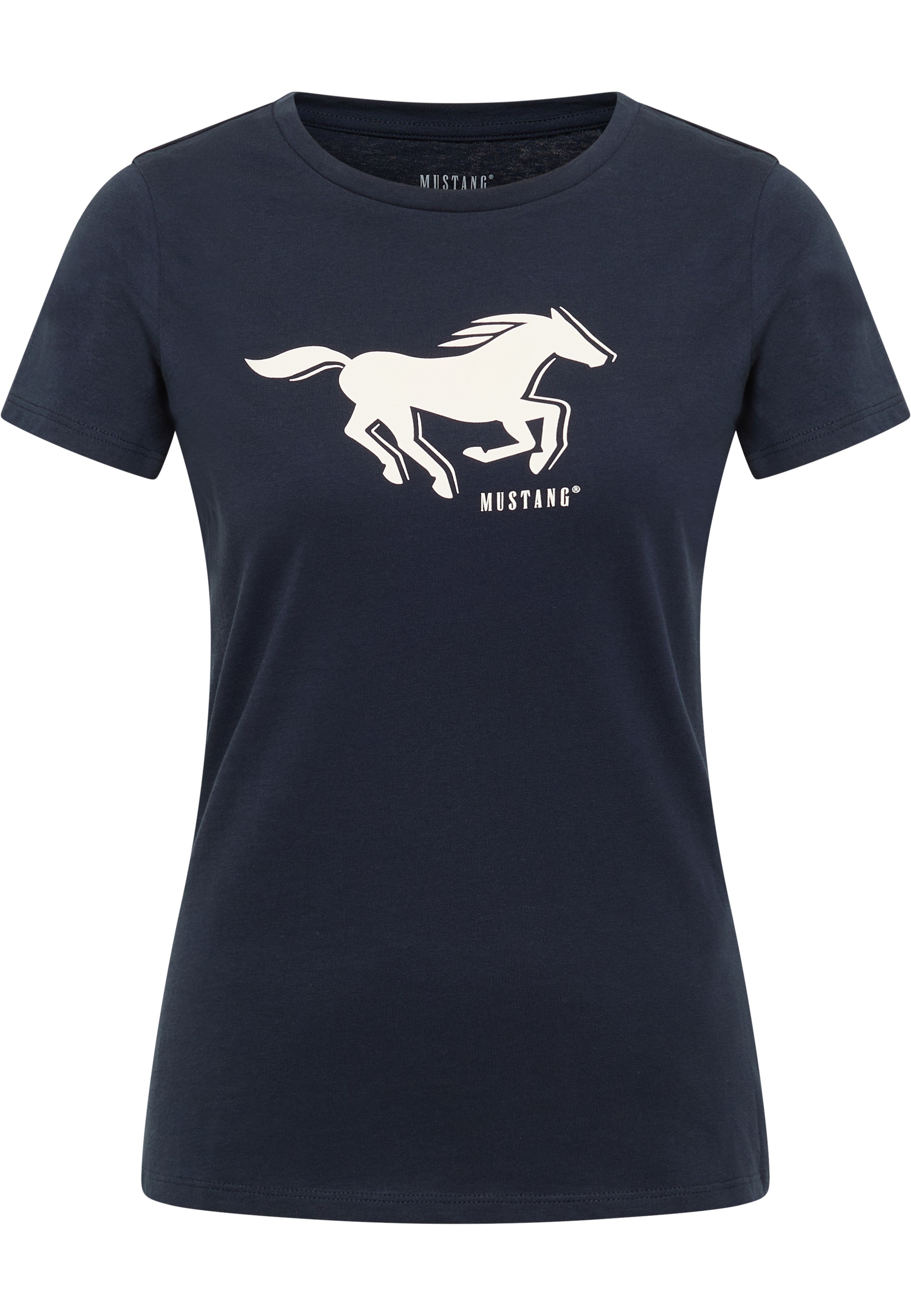 MUSTANG T-Shirt "MU-Loa" Figurbetonende Passform günstig online kaufen
