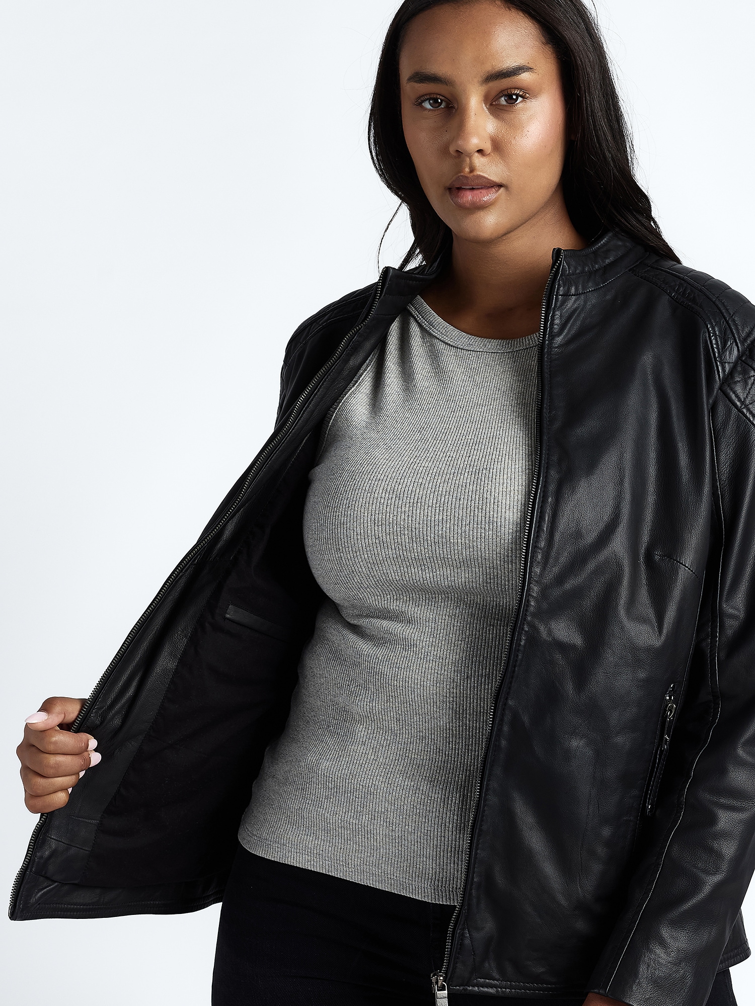 Maze Lederjacke »42021312«