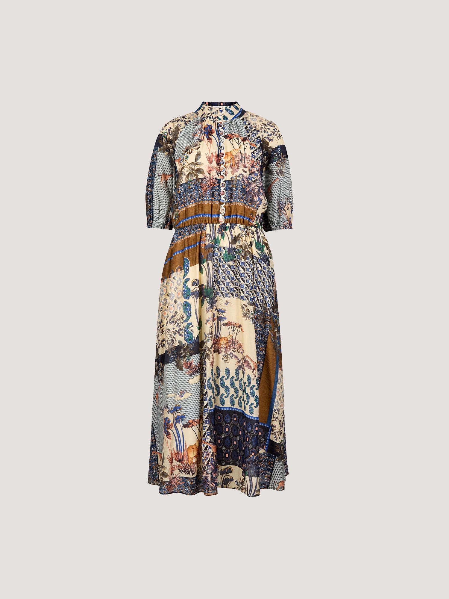 Apricot Midikleid »Midi-Kleid« mit Patchwork-Print