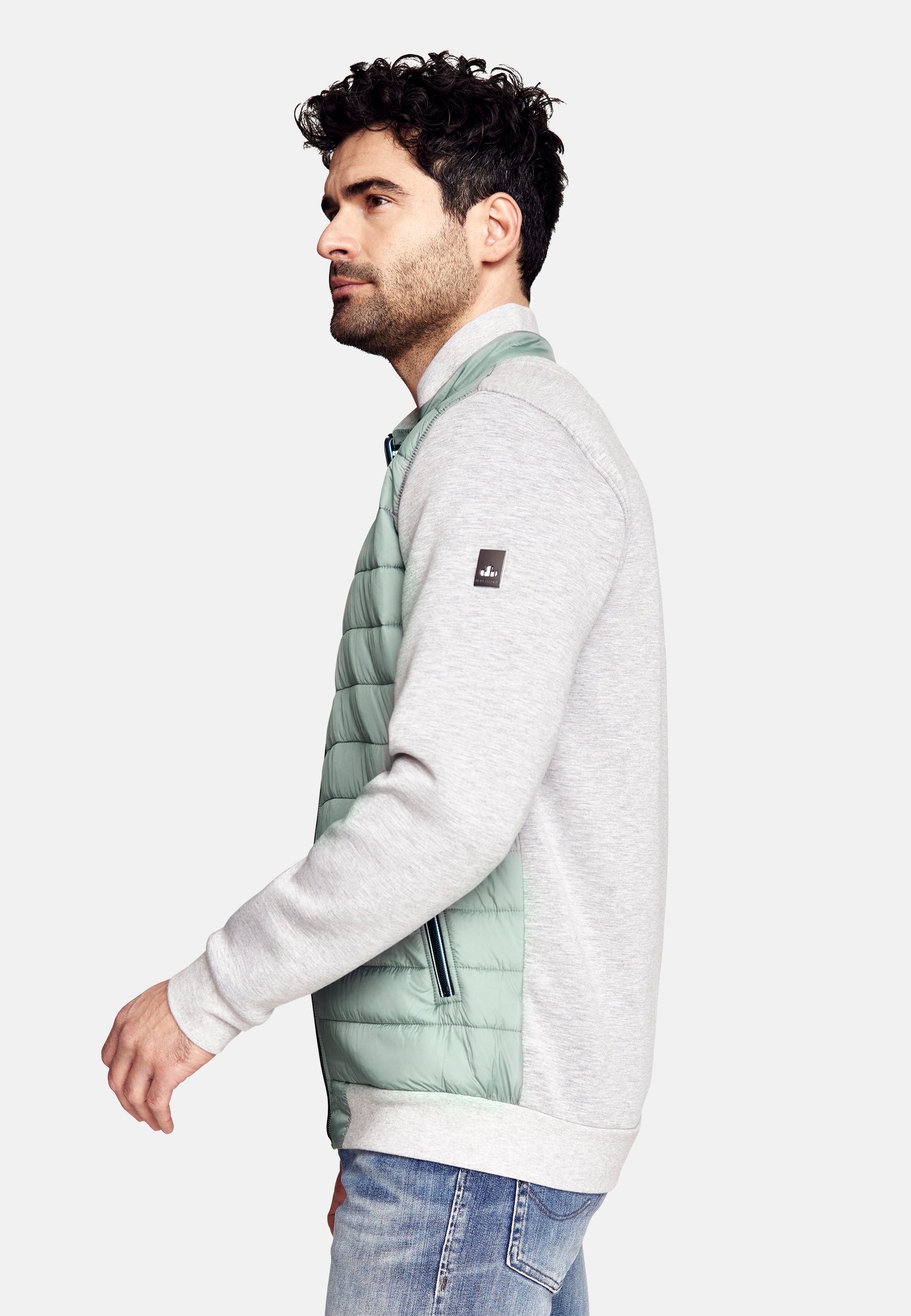 New Canadian Outdoorjacke, im Materialmix