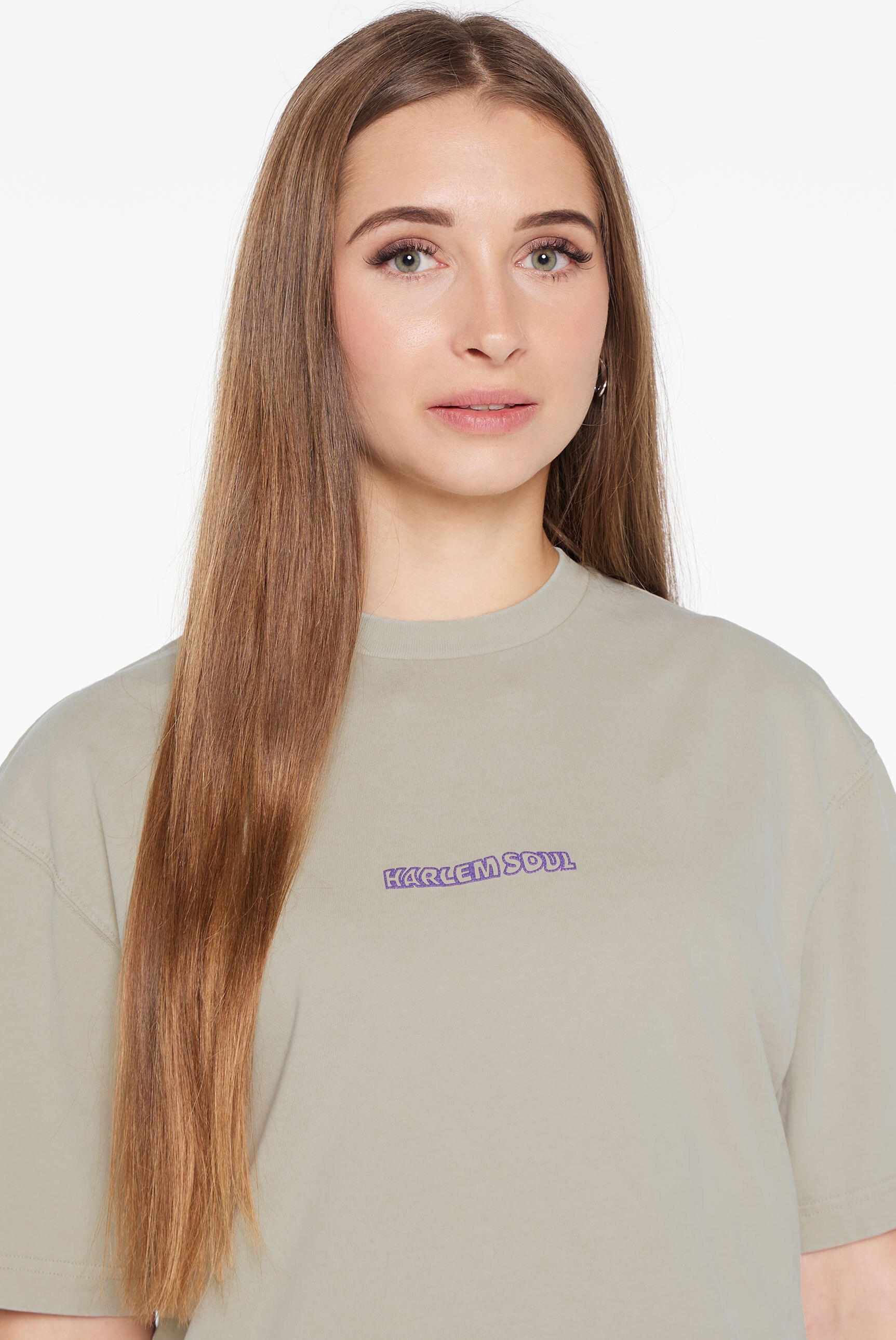 Harlem Soul Rundhalsshirt, aus Baumwolle