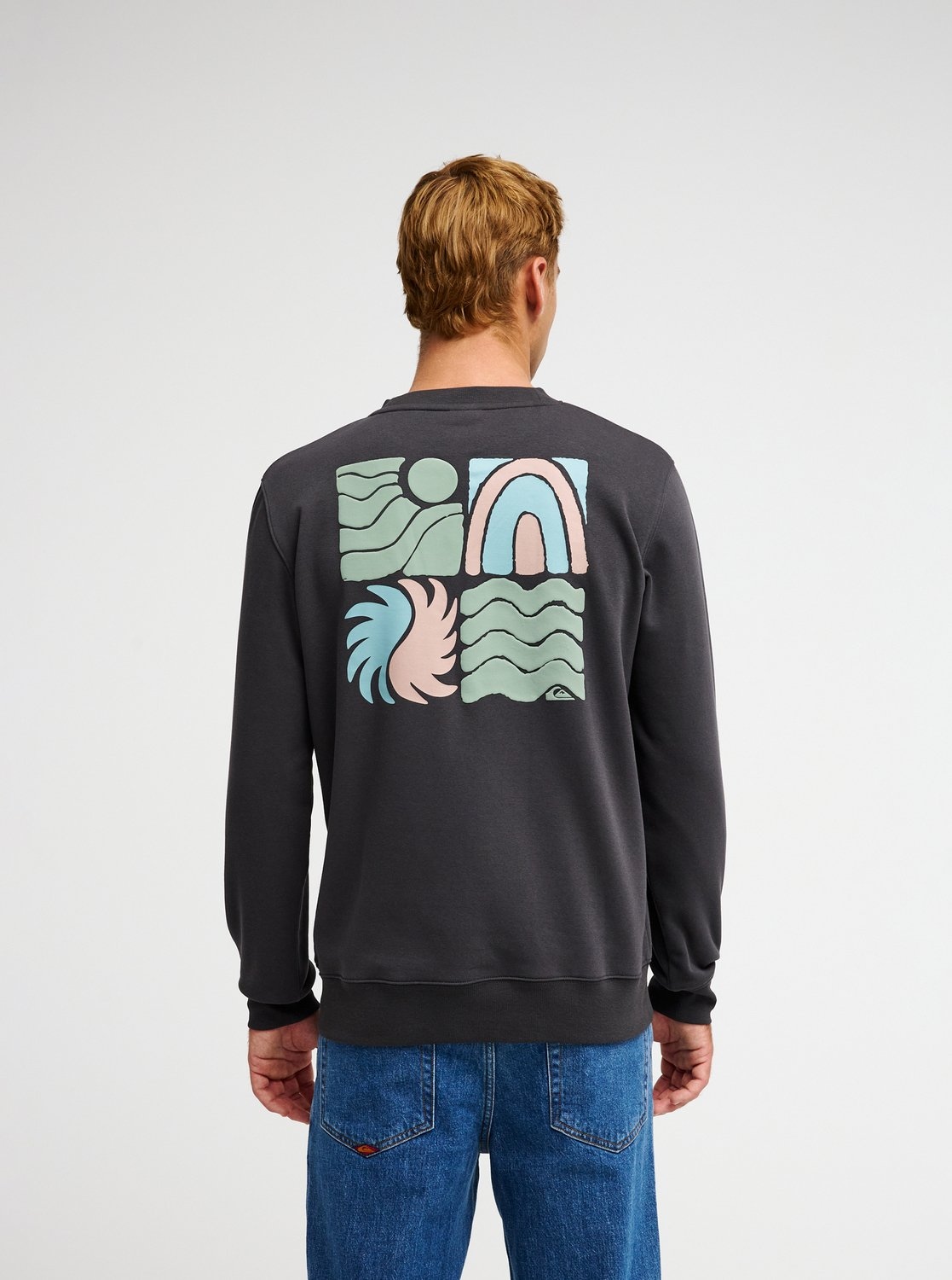 Quiksilver Sweatshirt »VIBES CREW«, sportlich-lässiger Look, für Alltag und Freizeit
