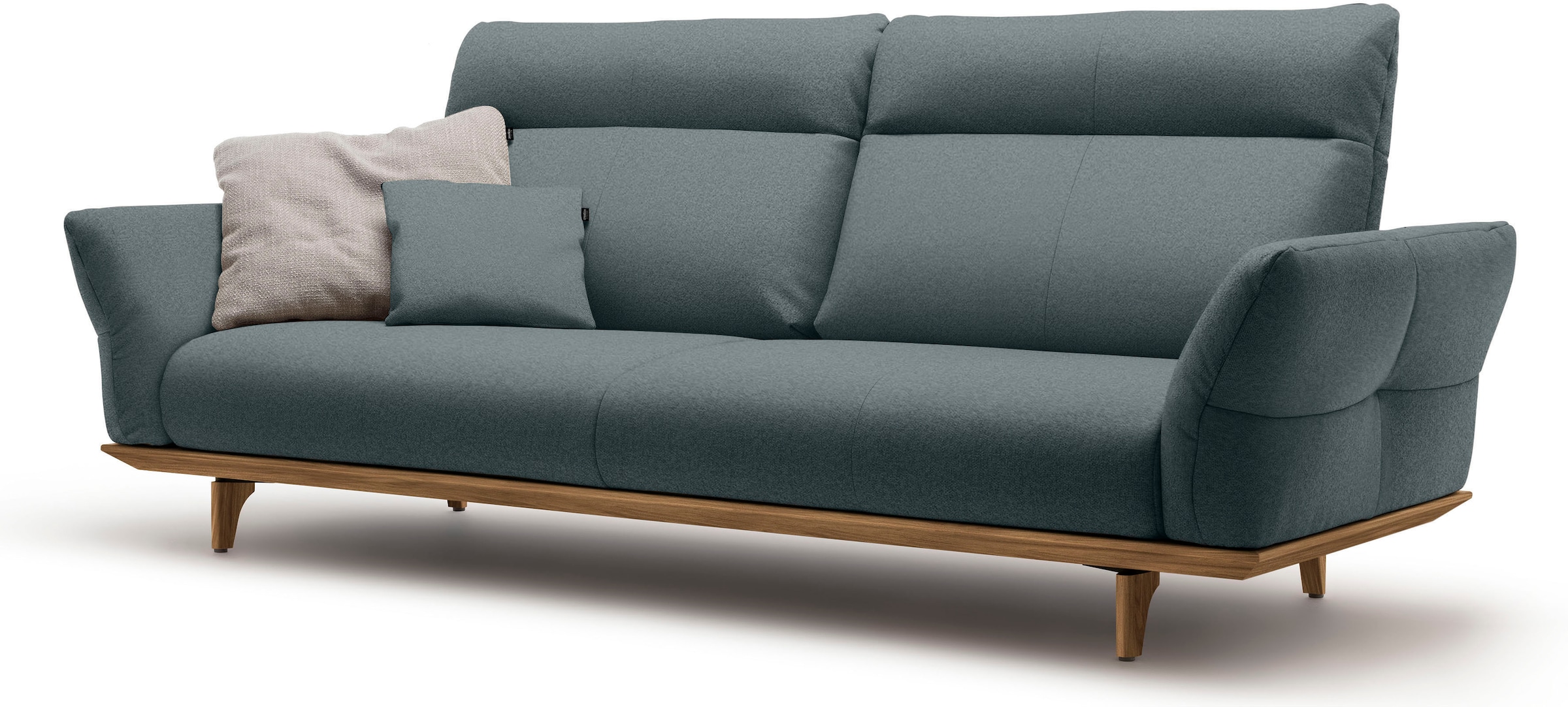 Creation BY ROLF BENZ 3,5-Sitzer »CR.460«, Sockel und Füße in Nussbaum, Breite 228 cm