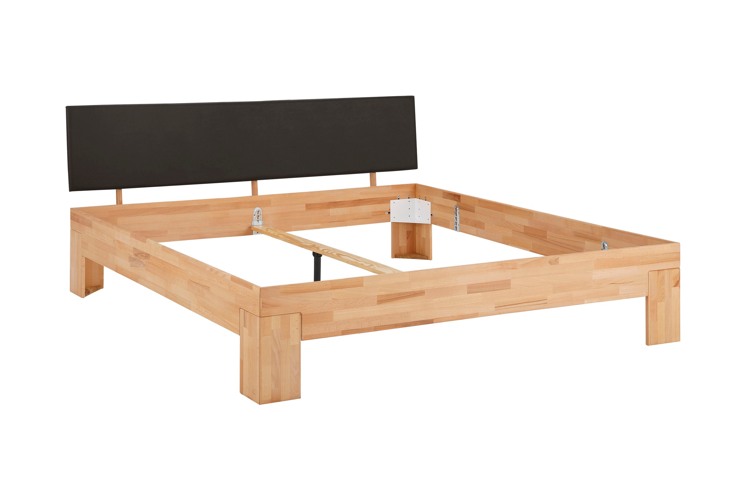 Home affaire Massivholzbett "Toronto" wahlweise mit oder ohne Kopfteil, aus günstig online kaufen