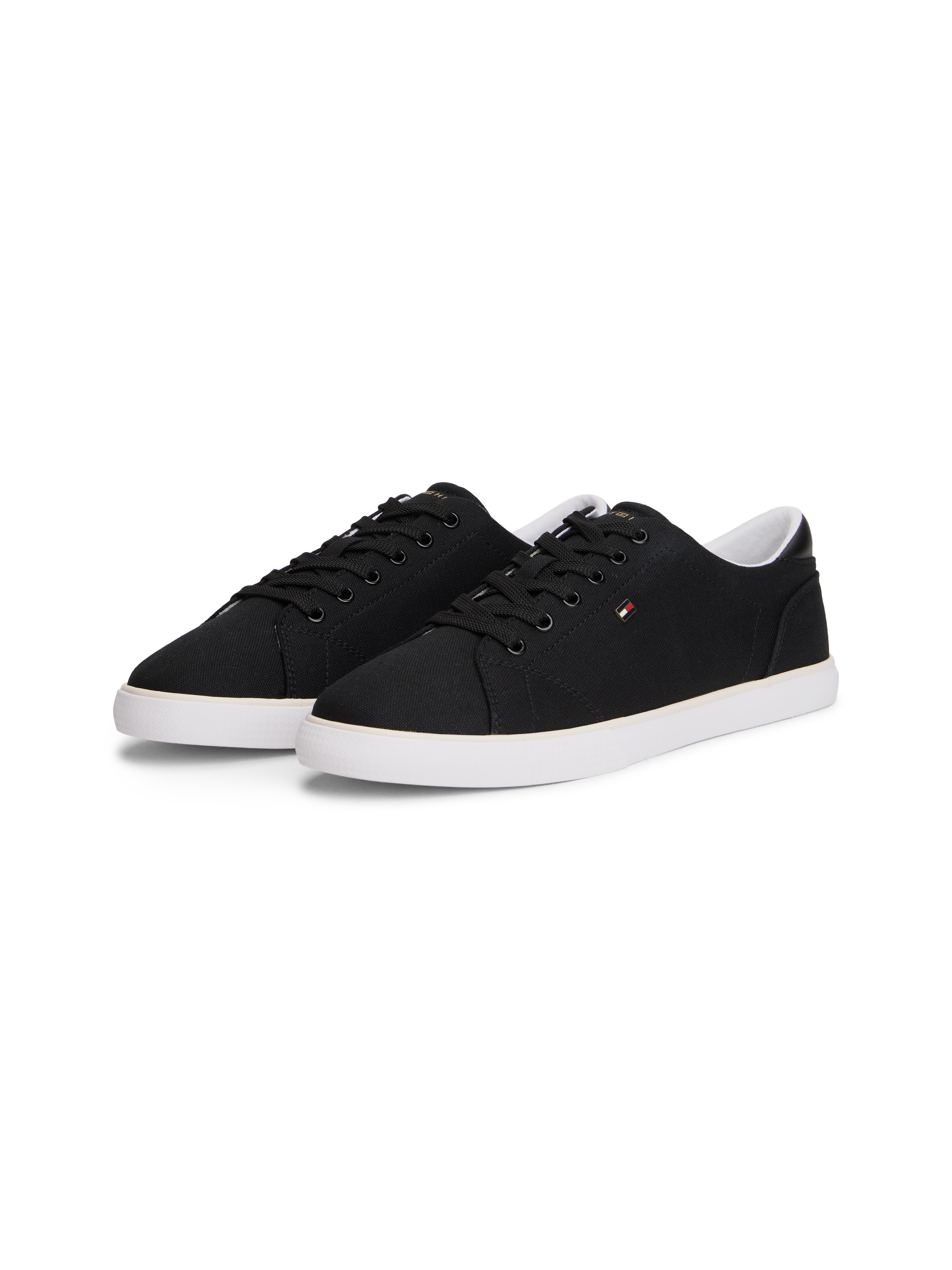 Tommy Hilfiger Plateausneaker "TH LOW PROFILE VULC CANVAS" Halbschuh, Schnü günstig online kaufen