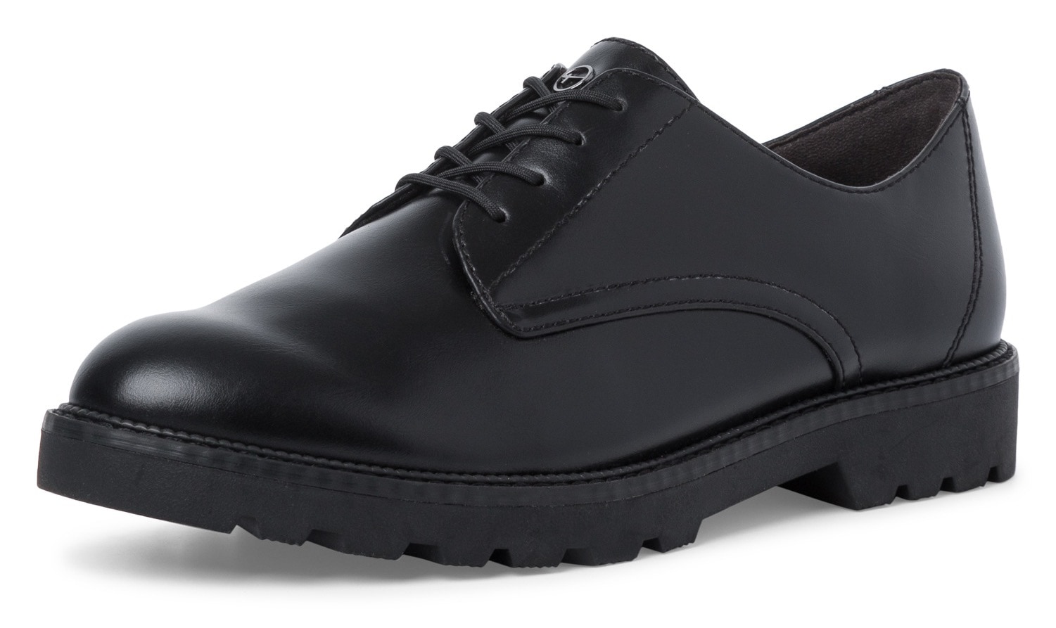 Tamaris Schnürschuh im klassischen Design, Freizeitschuh, eleganter Halbschuh, Schnürschuh
