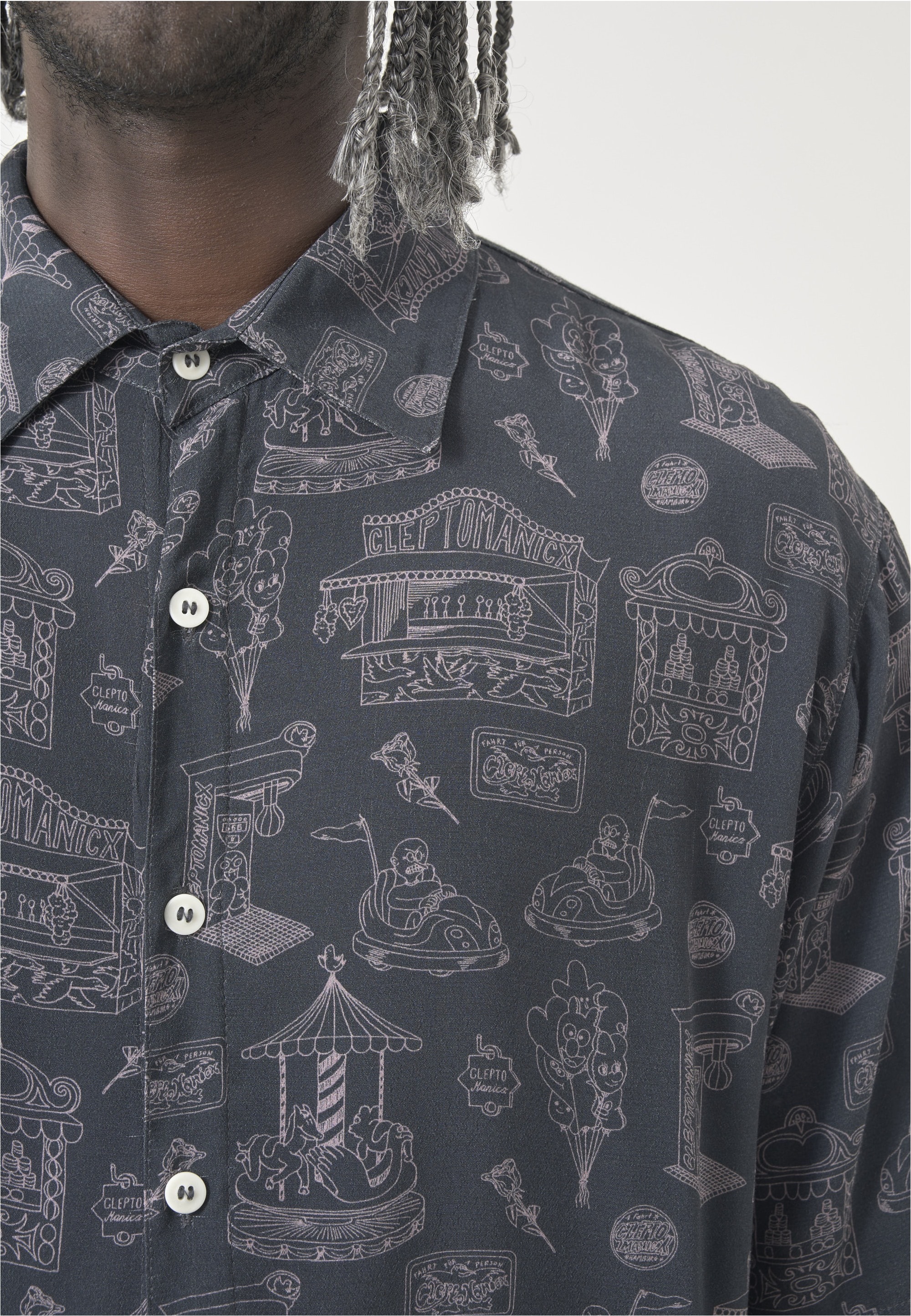 Cleptomanicx Kurzarmhemd »Shirt S/S DOM«, Locker geschnitten