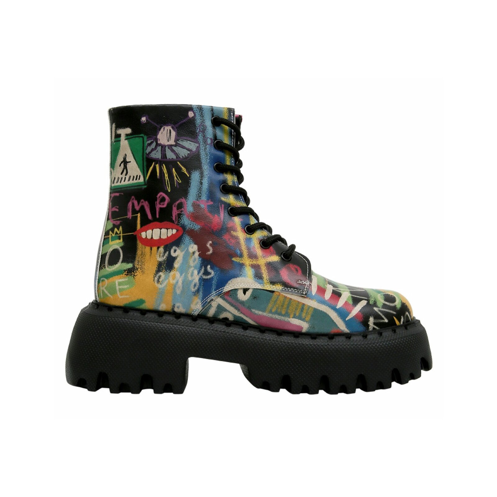 DOGO Chelseaboots »Navy Schnürstiefel Boots No More Drama Damen Stiefeletten«  Handgefertigt