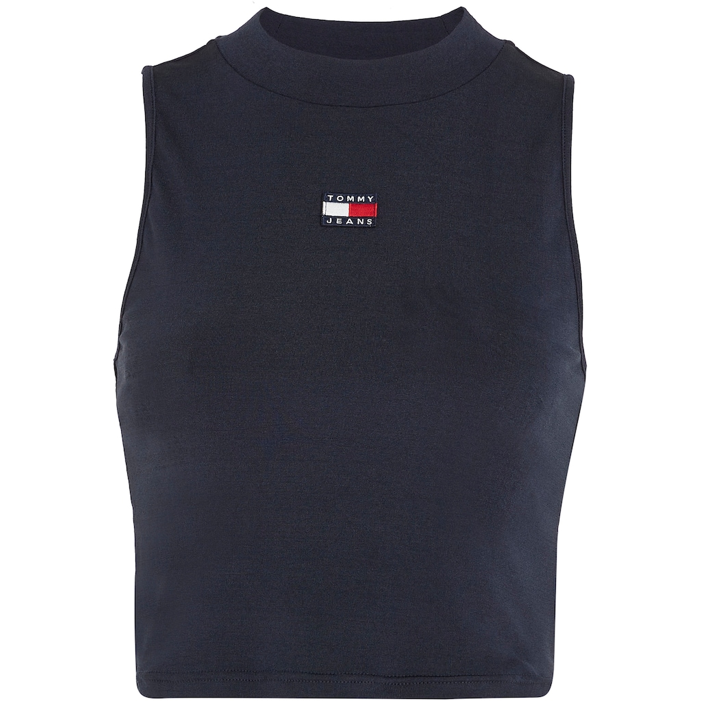 Tommy Jeans Seamless Shirt »BADGE HIGH NECK TANK«