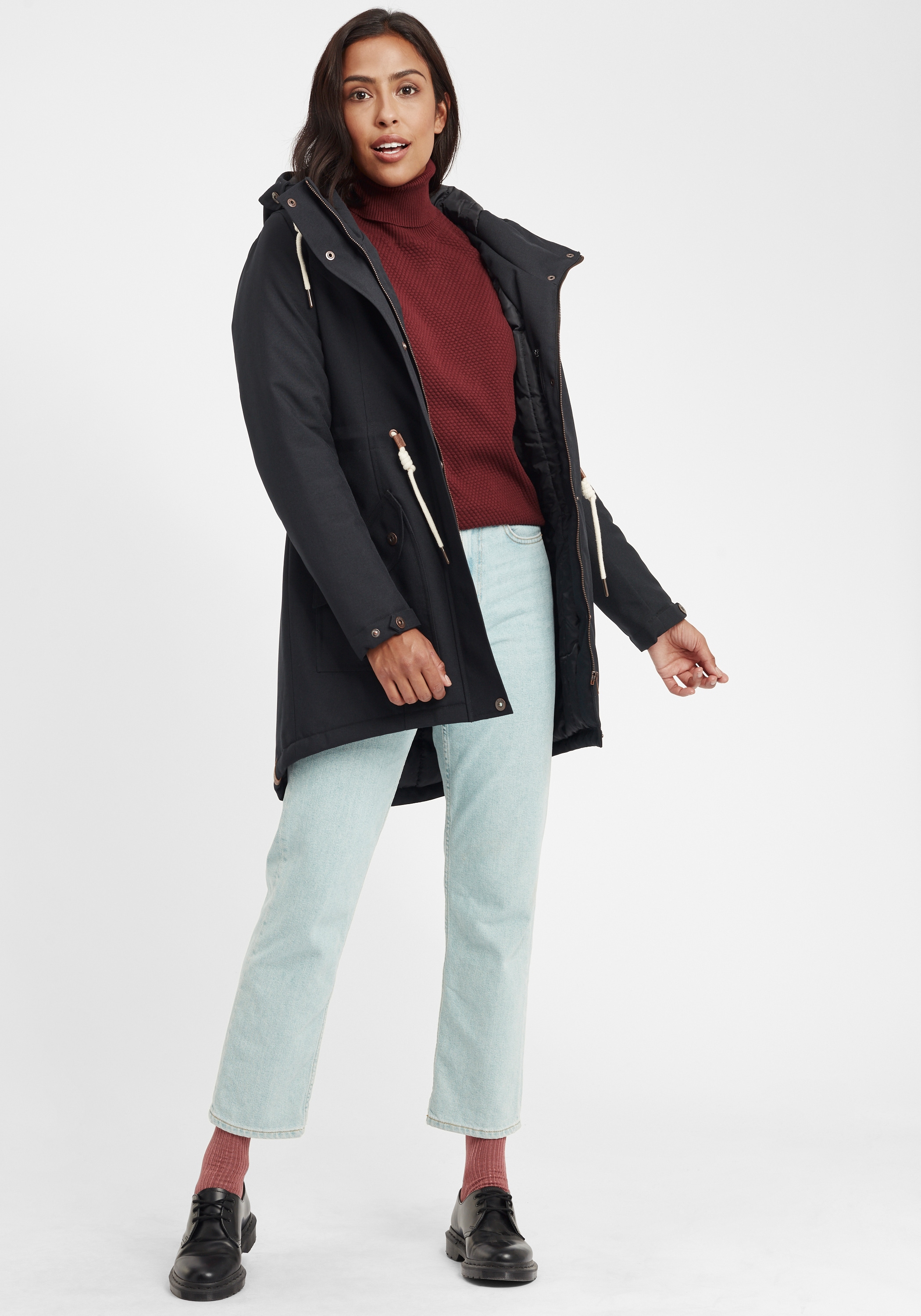 OXMO Rollkragenpullover »Rollkragenpullover OSSina«