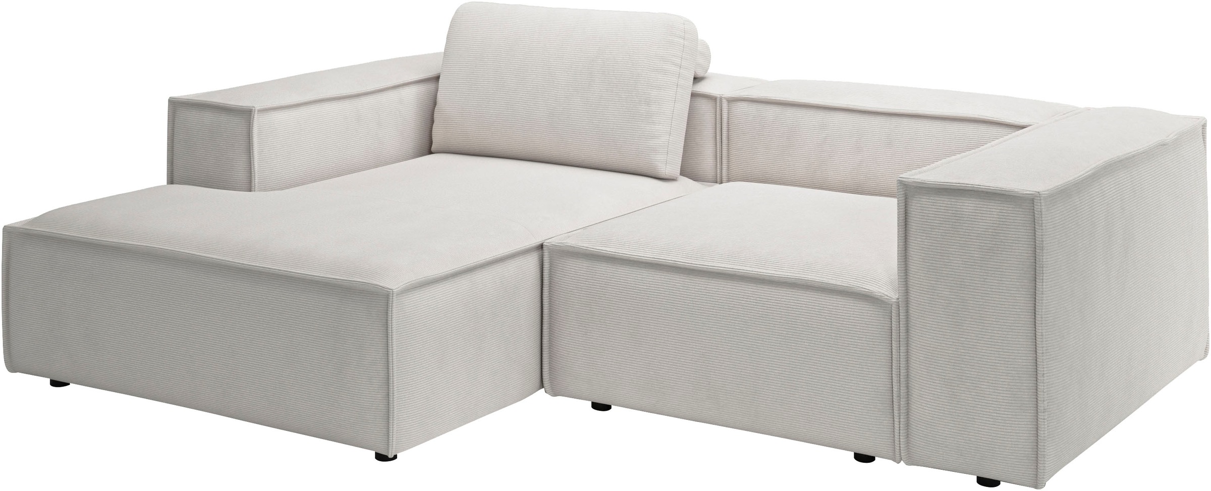 Places of Style Ecksofa "Watertown, kompakte L-Form, 246 cm breite für klei günstig online kaufen