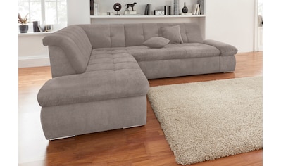 Ecksofa »Moric Luxus incl. Zierkissen B/T/H: 273/216/80 cm«