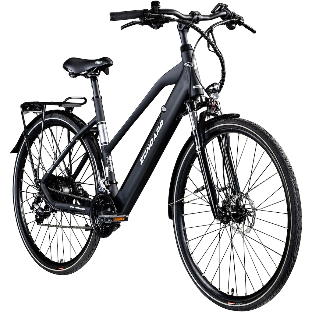 Zündapp E-Bike »Z810«, 24 Gang, Shimano, Altus RD-M310, Heckmotor 250 W