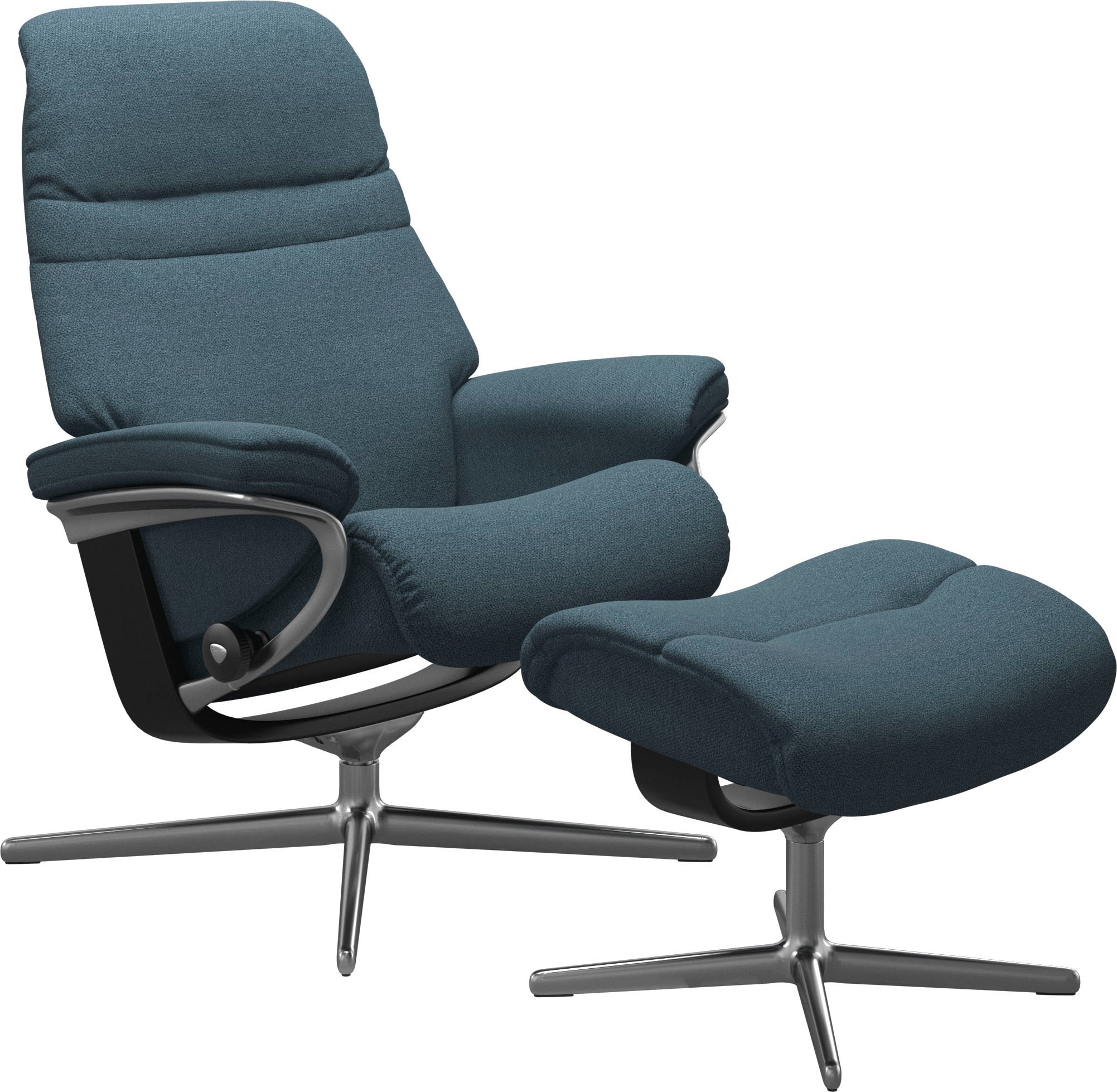 Stressless® Relaxsessel »Sunrise«, mit Cross Base, Größe S, M & L, Holzakzent Schwarz