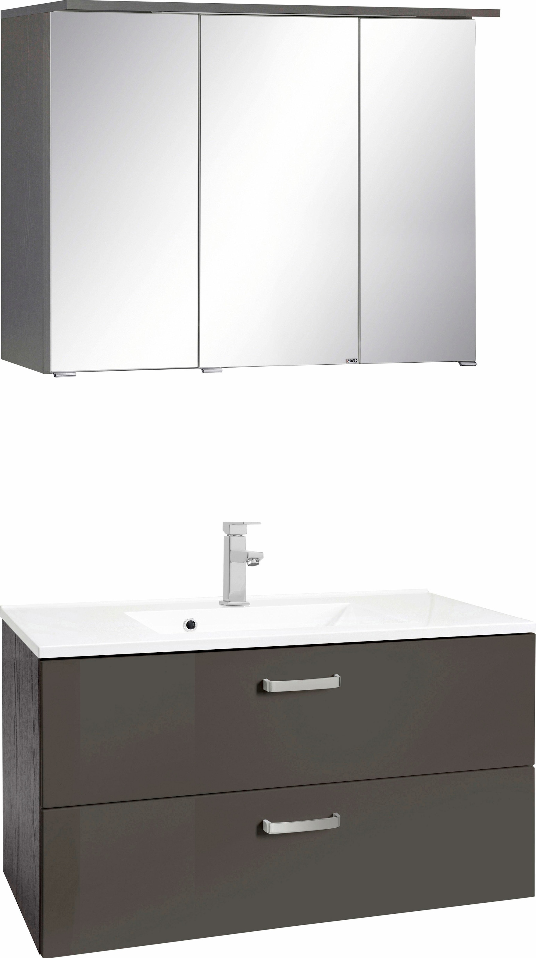 welltime Badmöbel-Set "Ravenna" 2 Stk. tlg. mit Soft-Close Funktion günstig online kaufen