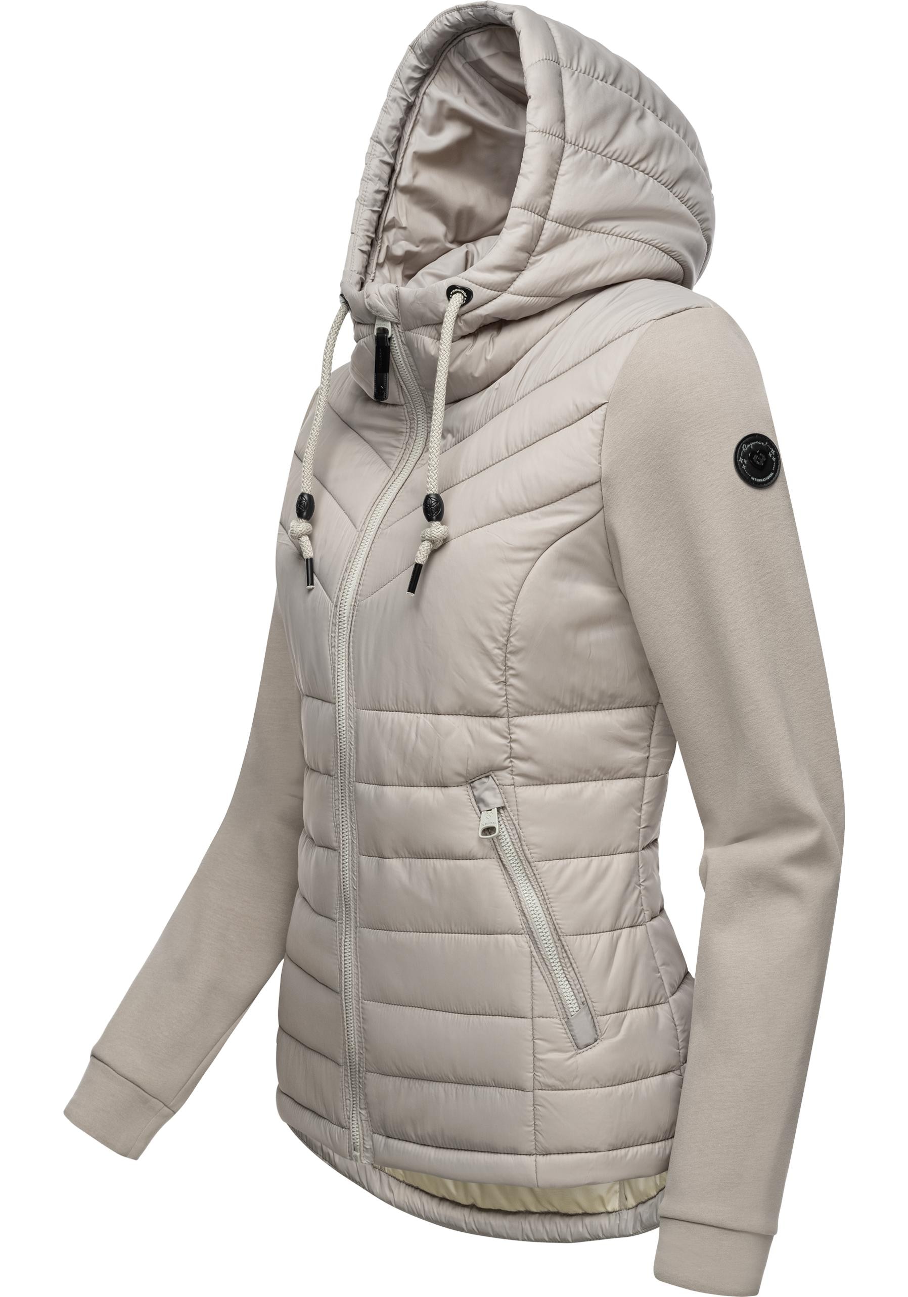 Ragwear Outdoorjacke »Sandrra«, mit Kapuze, Steppjacke aus modernem Materialmix mit Kapuze