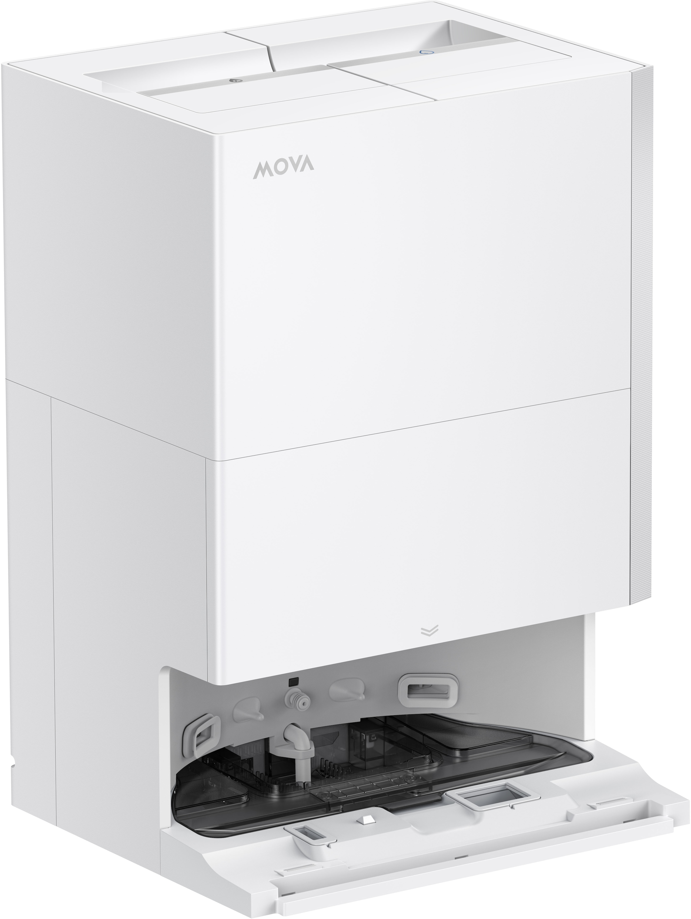 Mova Saugroboter »S70 Roller, Saugroboter mit 28.000Pa Saugkraft und HydroForce-Wischen,« MaxiReach-Technologie, CovertSense-Navigation, 90mm Flaches Gehäuse