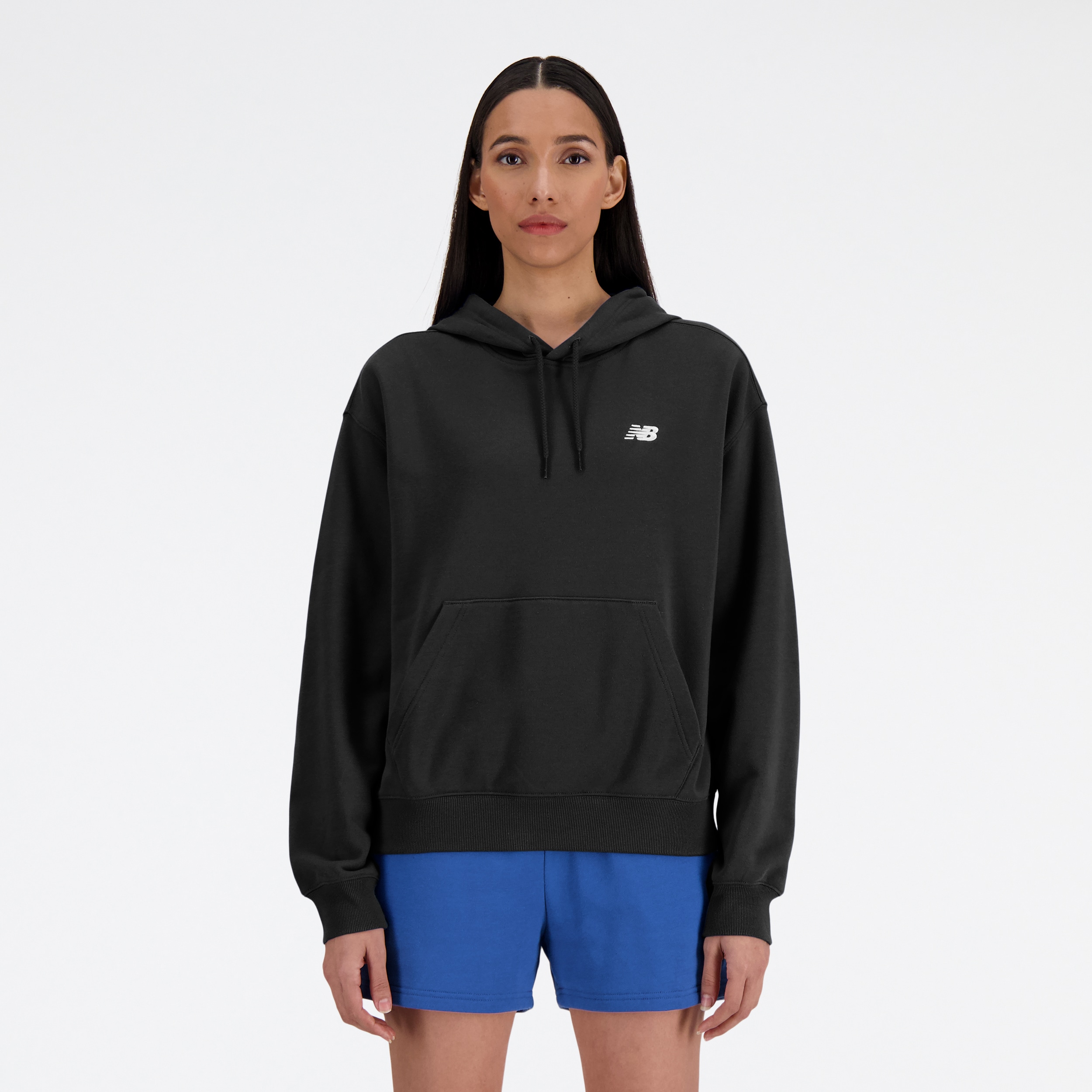 New Balance Kapuzensweatshirt "Sport Essentials French Terry Hoodie", aus Baumwolle und Polyester, erhältlich in den Größen XS bis XXL