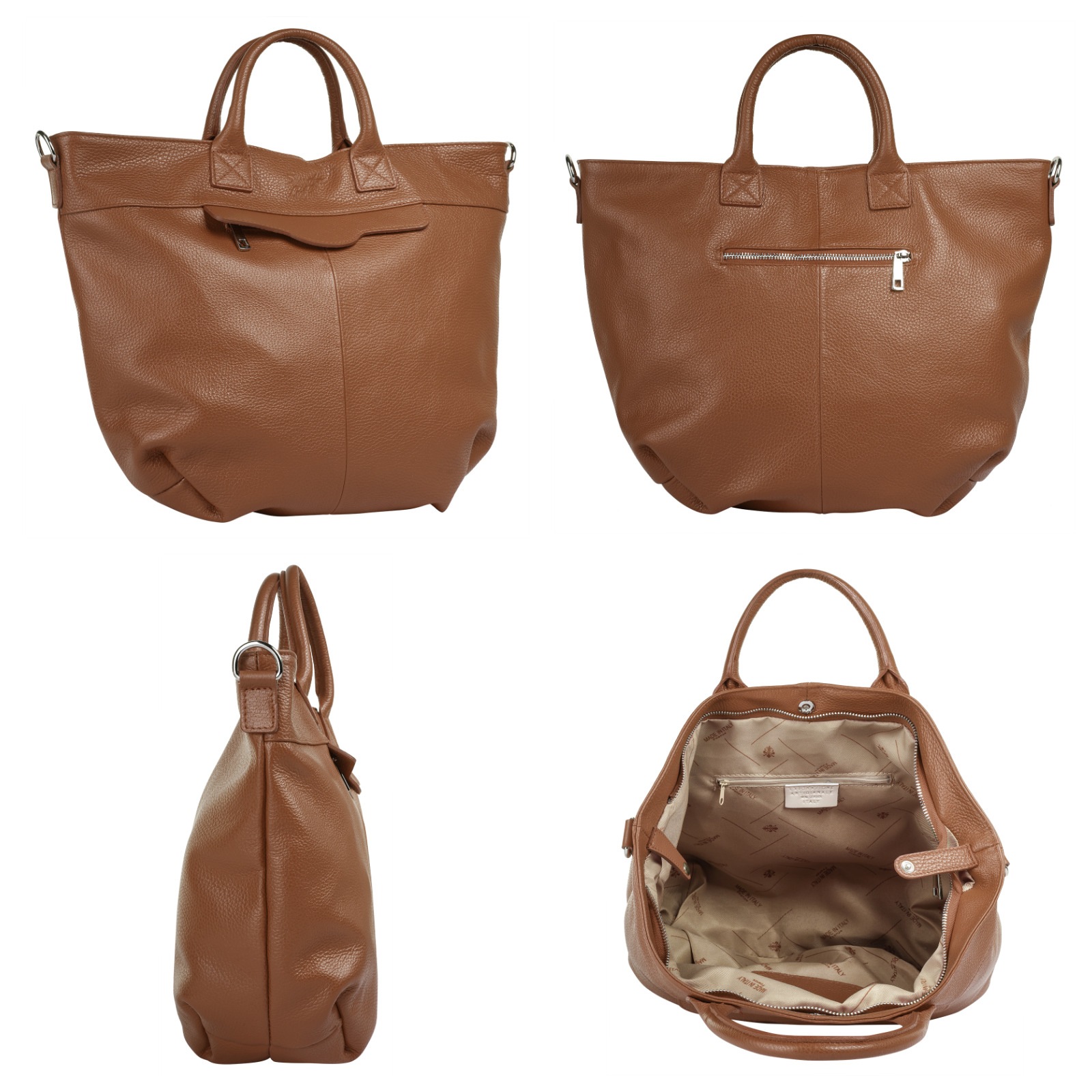 Samantha Look Henkeltasche echt Leder, Made in Italy günstig online kaufen