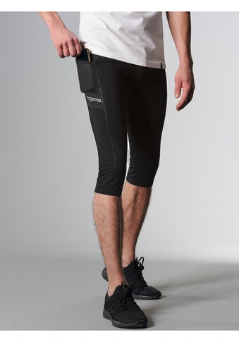 Jerseyhose »TRIGEMA Kurze Sportleggings mit Seitentasche«, (1 tlg.)