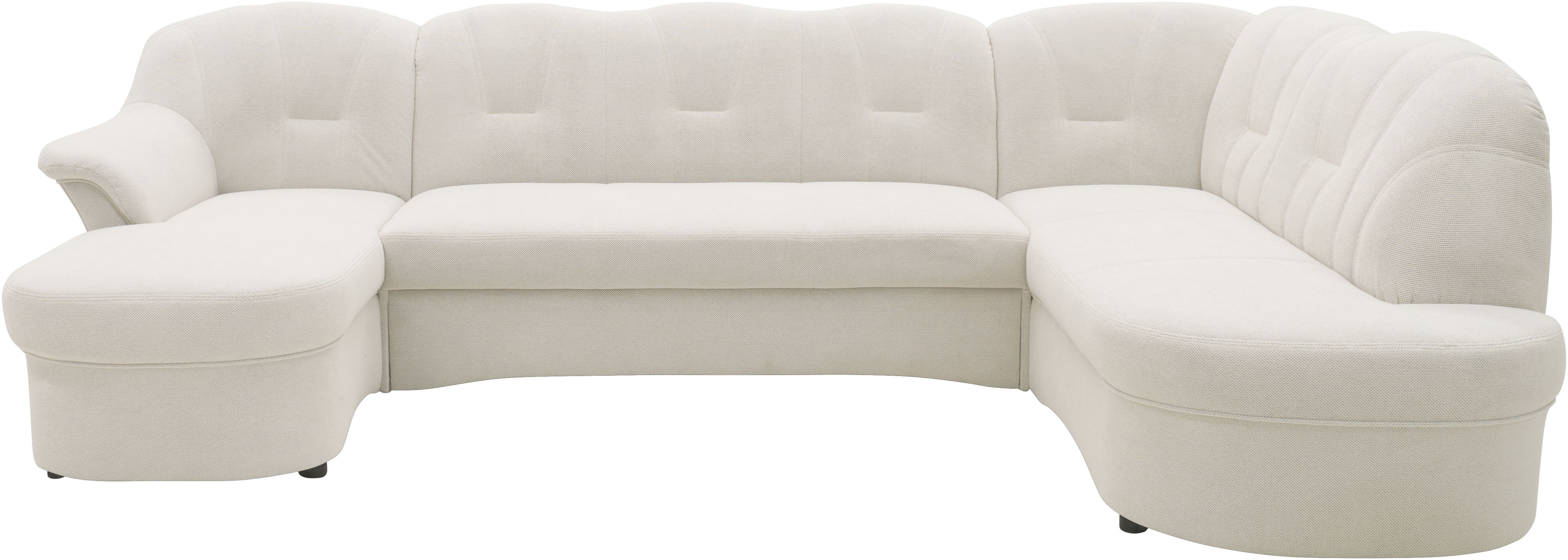 Thumbnail - DOMO collection Wohnlandschaft "Flores auch in Leder-Bezug, B/T/H: 293/180/86 cm, U-Form" wahlw. mit Bettfunktion, wahlw...