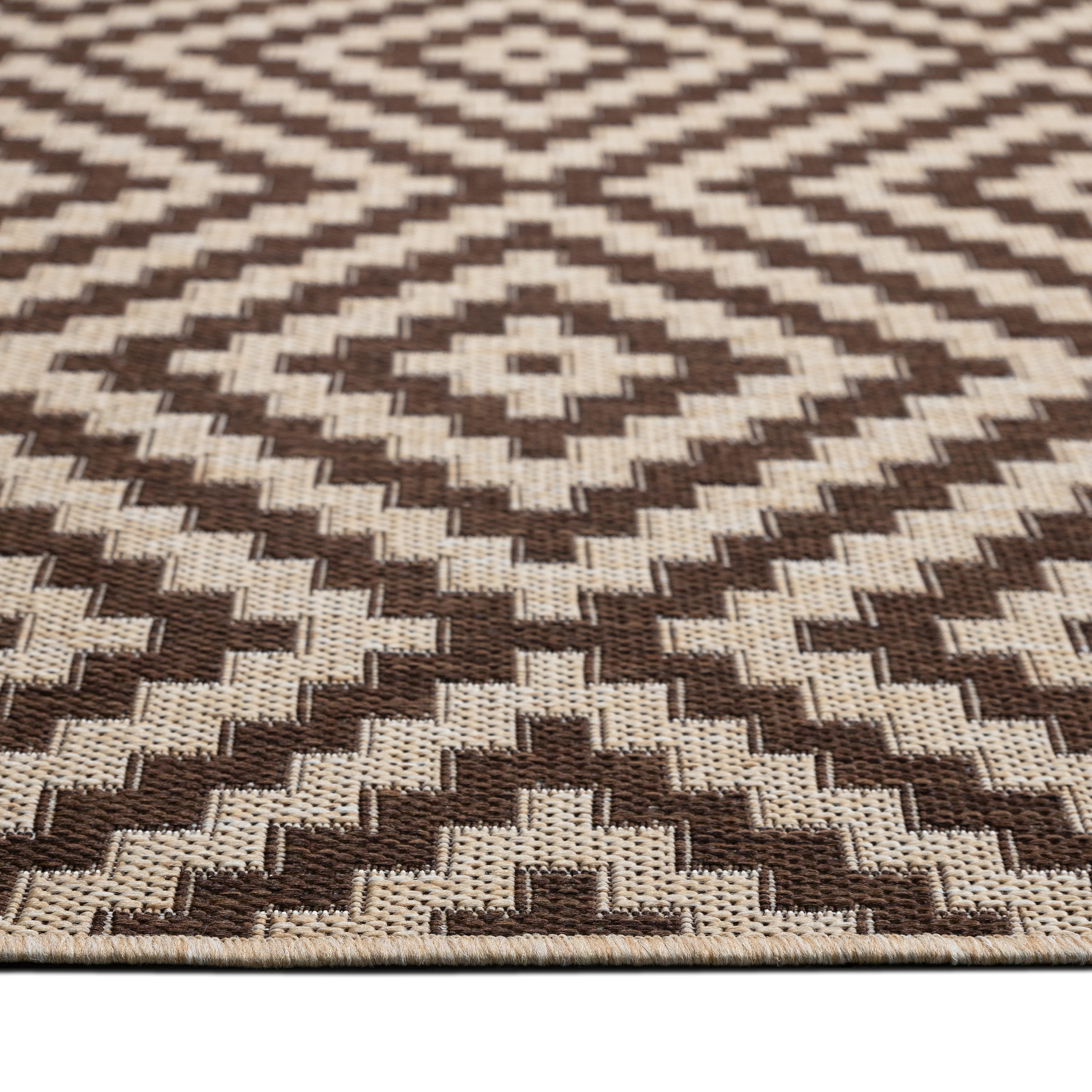 my home Teppich »Cordoba auch als Läufer erhältlich«, rechteckig, 3 mm Höhe, In- und Outdoor geeignet, Sisal-Optik, Wetterfest & UV-beständig, Boho