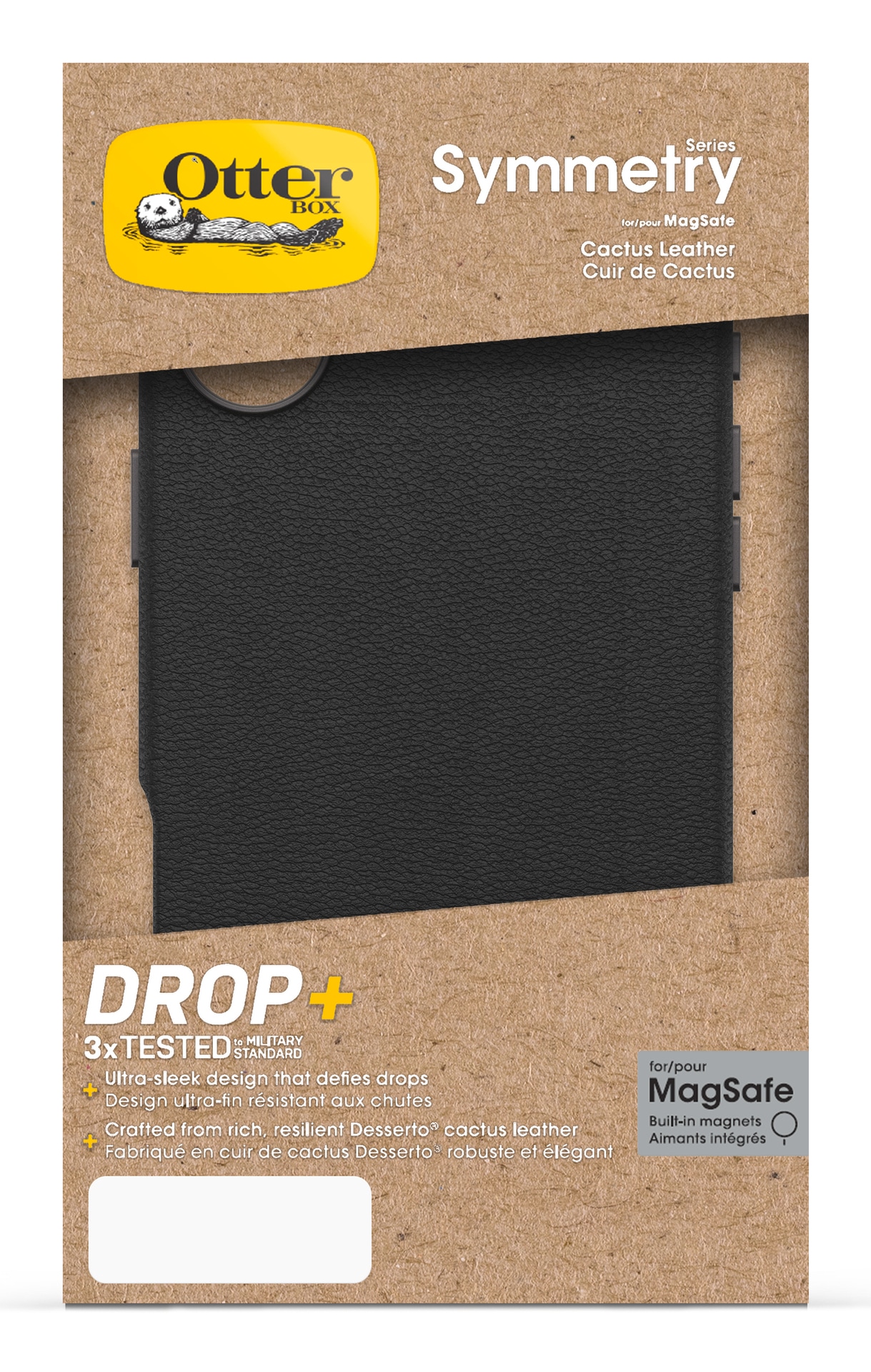 Otterbox Handyhülle »Symmetry Cactus Leather für Apple iPhone 16 Plus«, Apple iPhone 16 Plus, Backcover, Schutzhülle, Handyschutzhülle, Case, Schutzcase, stoßfest
