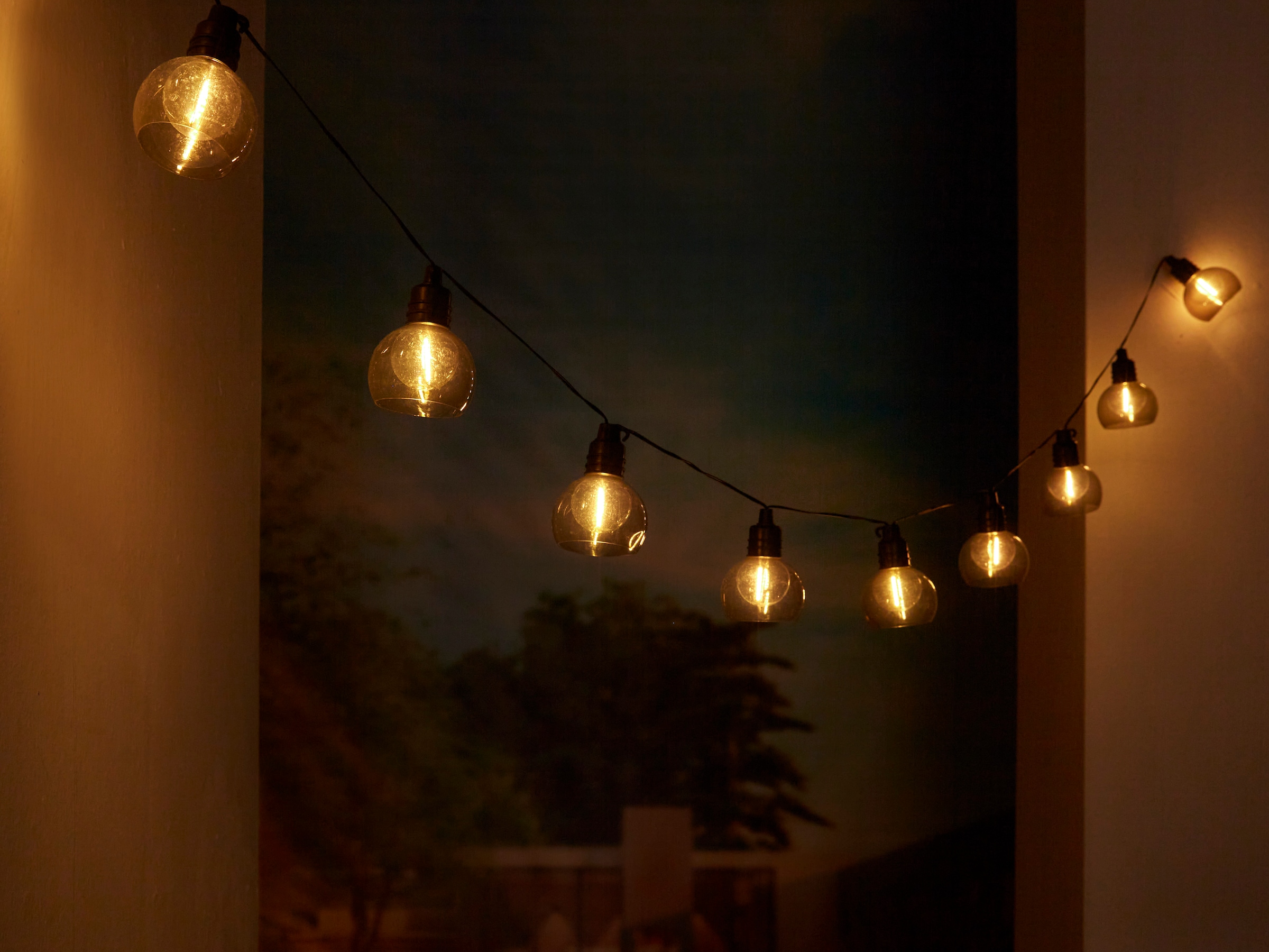 LUXFORM LED-Lichterkette »Luxform Solar Kos«, 1 St.-flammig, LED-Lichterkette, Solarenergie, IP44
