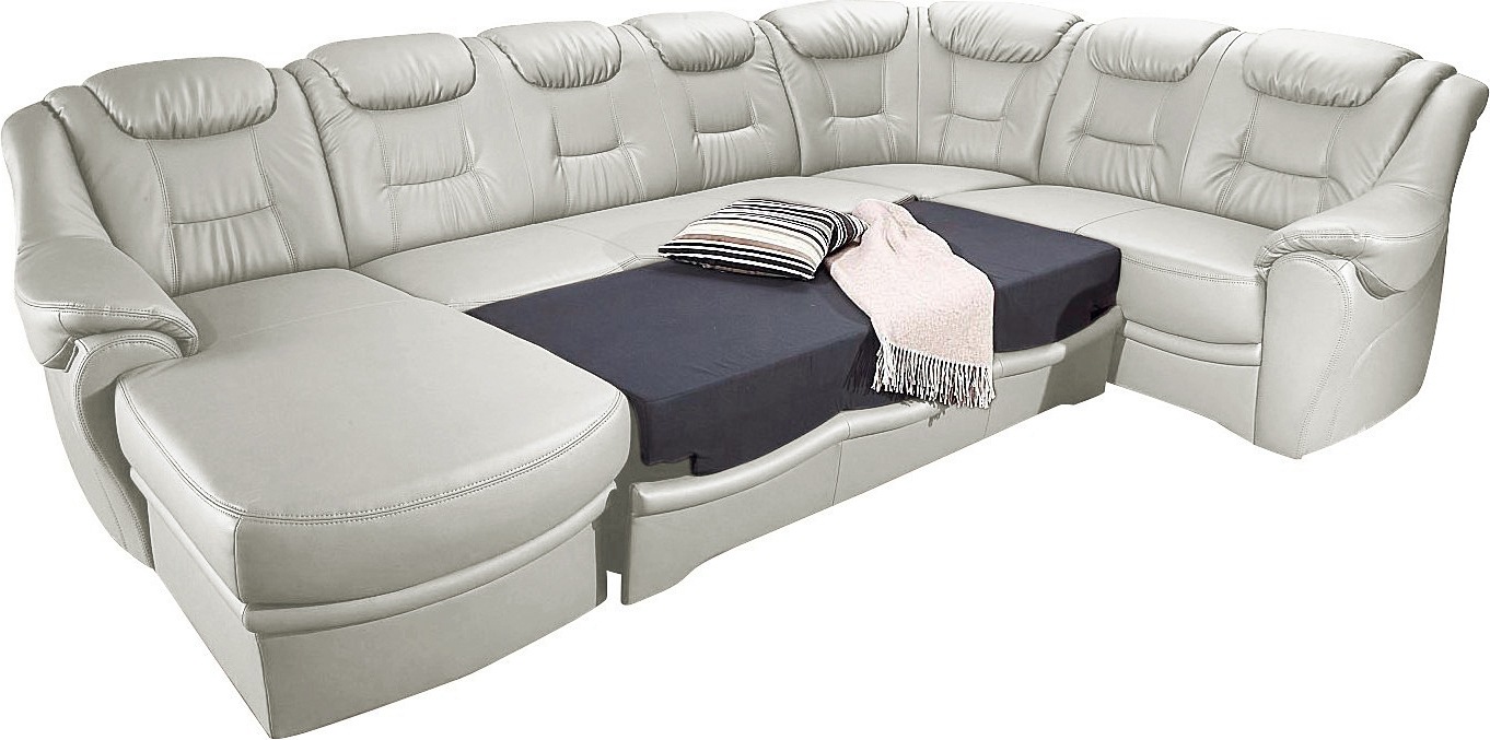 sit&more Wohnlandschaft "Bellevue U-Form", wahlweise mit Bettfunktion günstig online kaufen