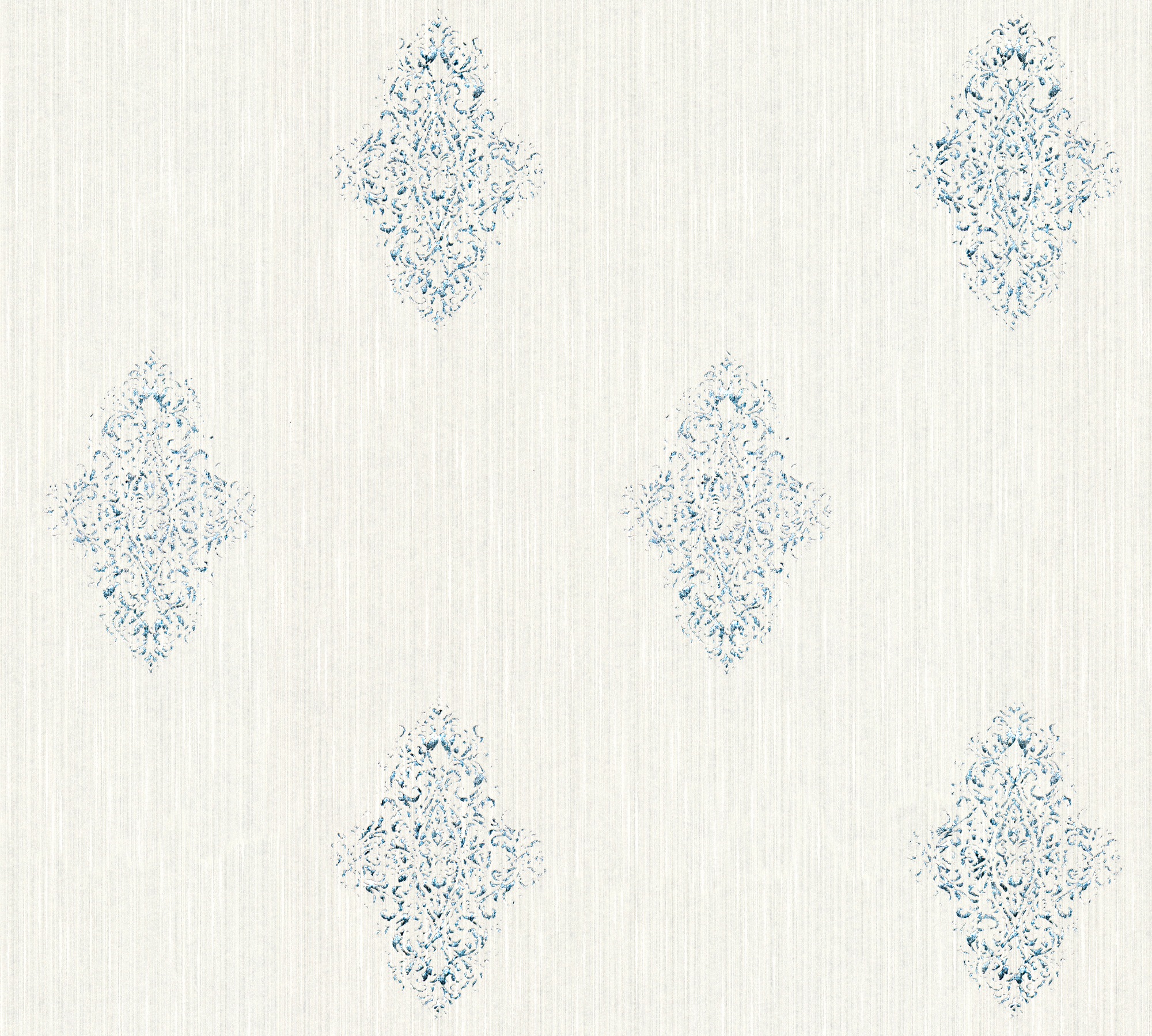 Architects Paper Textiltapete "Luxury Wallpaper" Barock Gemustert Ornamental Leicht Strukturiert Textil Tapete Barock Metallic Effekt Tapeten
