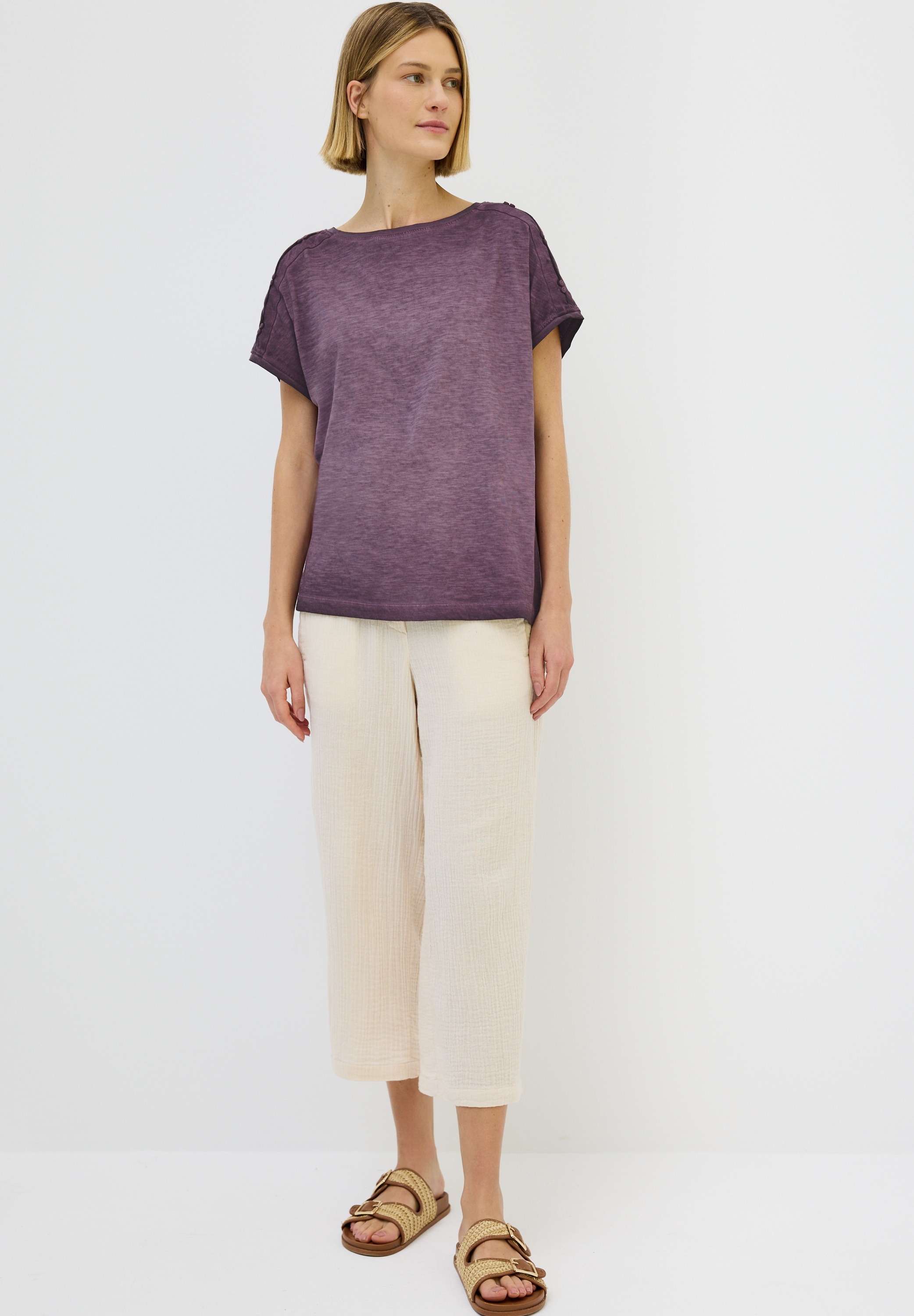 Cecil T-Shirt, aus reiner Baumwolle
