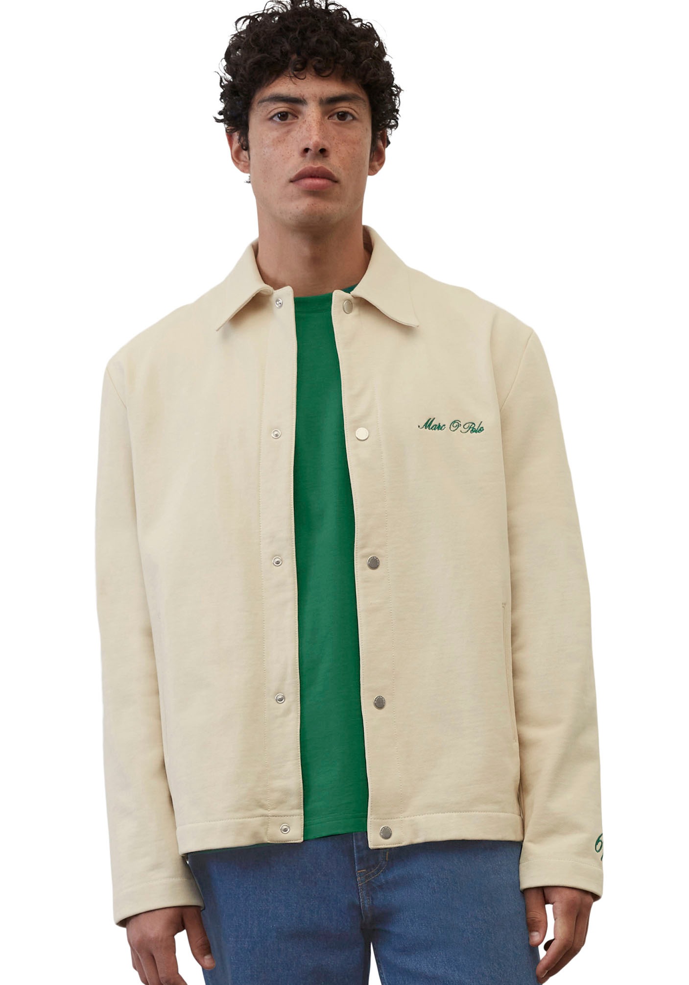 Marc O'Polo Sweatjacke, mit Label-Stickerei vorne und am Ärmel kaufen