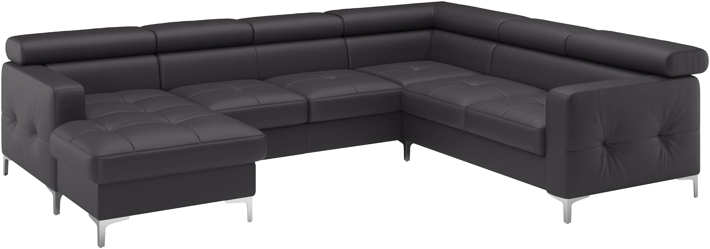 COTTA Wohnlandschaft "Sammy U-Form", mit Kopfteilverstellung, optional mit günstig online kaufen