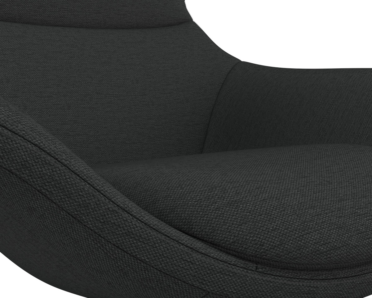 FLEXLUX Ohrensessel »Stilo Relaxsessel, TV-Sessel«, Solitär, Stil-Ikone, drehbar, Fuß Aluminium