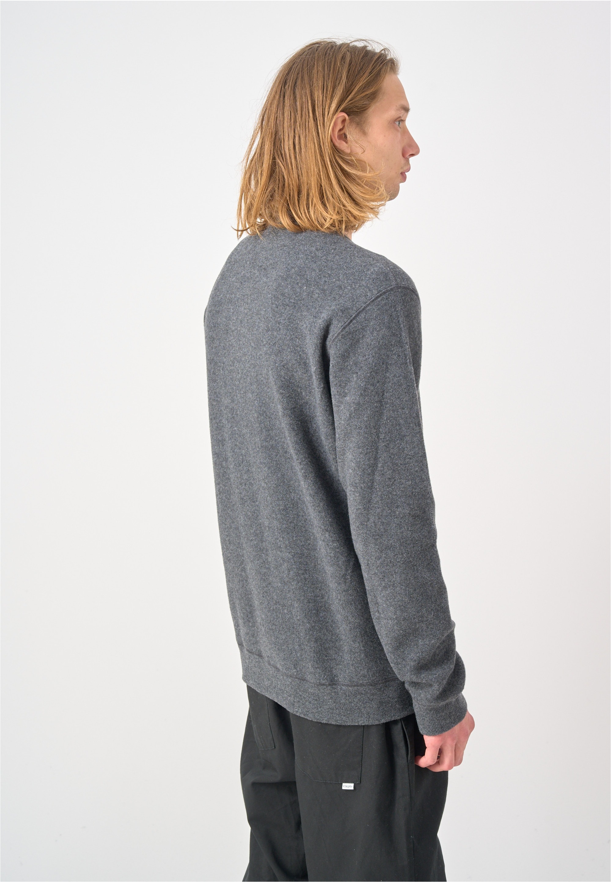 Cleptomanicx Noitch Sweatshirt Gray L 5