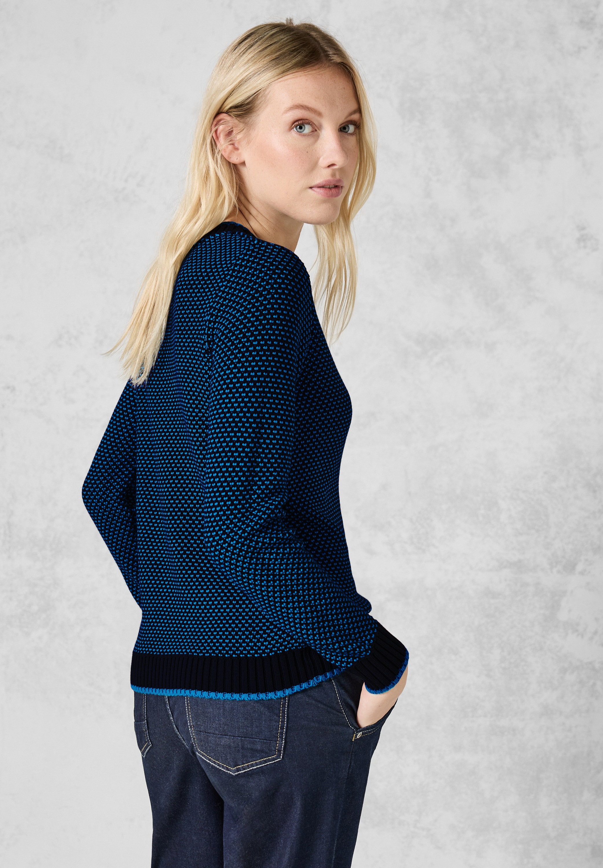 Cecil Strickpullover, aus softem Materialmix