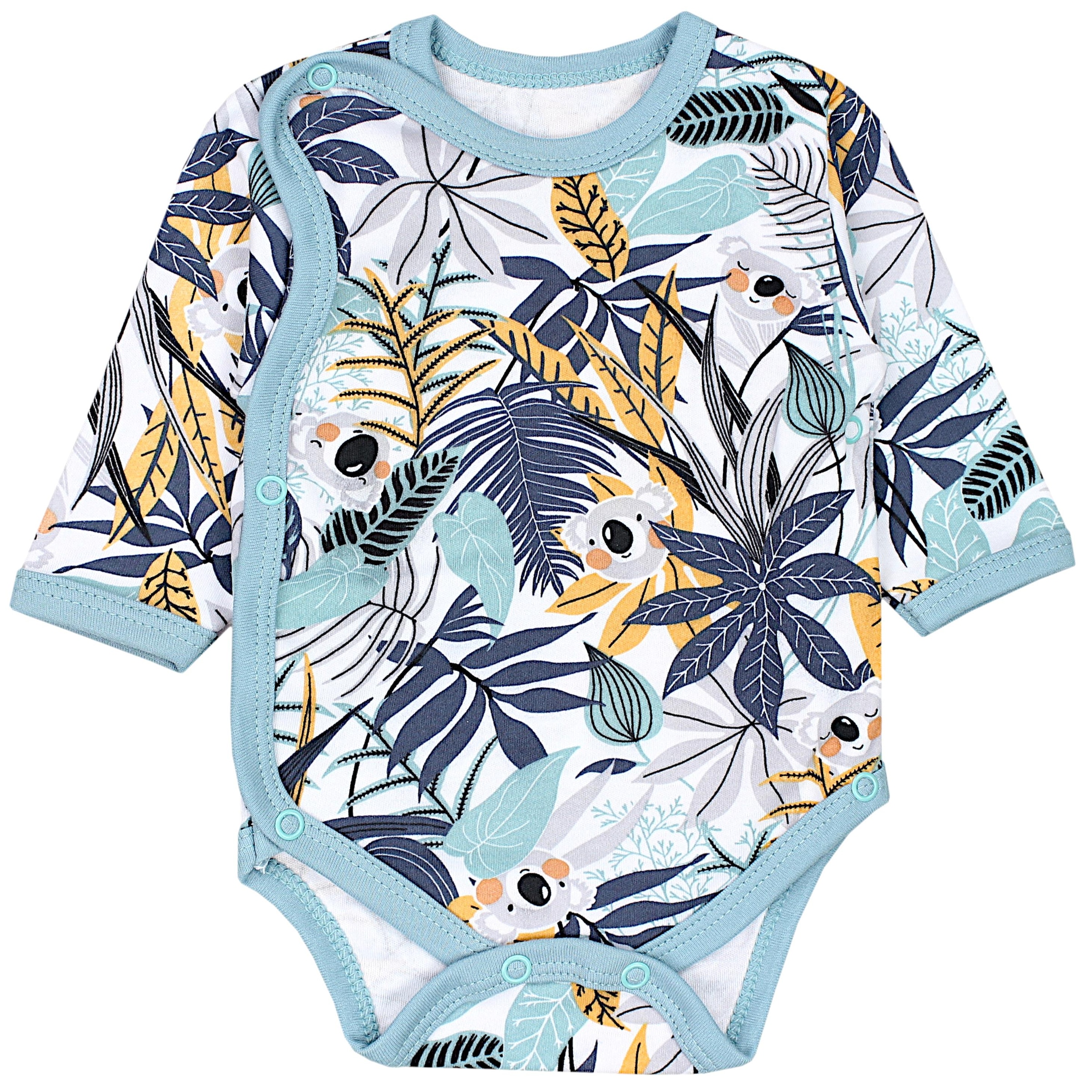 TupTam Langarmwickelbody »Wickelbody Baby Langarm Wickelbody im 5er Set«