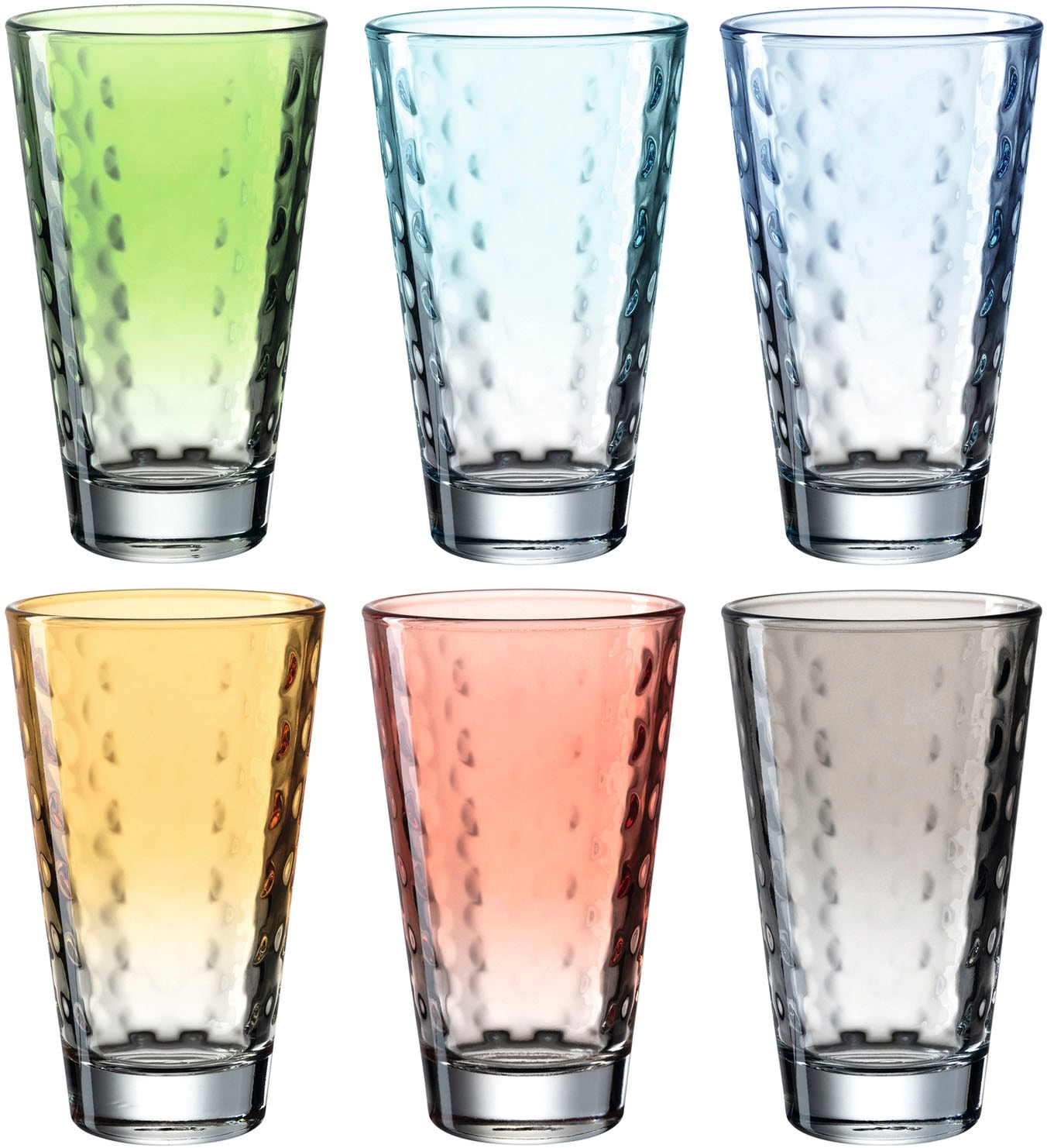 Gläser-Set »OPTIC«, (Set, 6 tlg.), 300 ml, 6-teilig