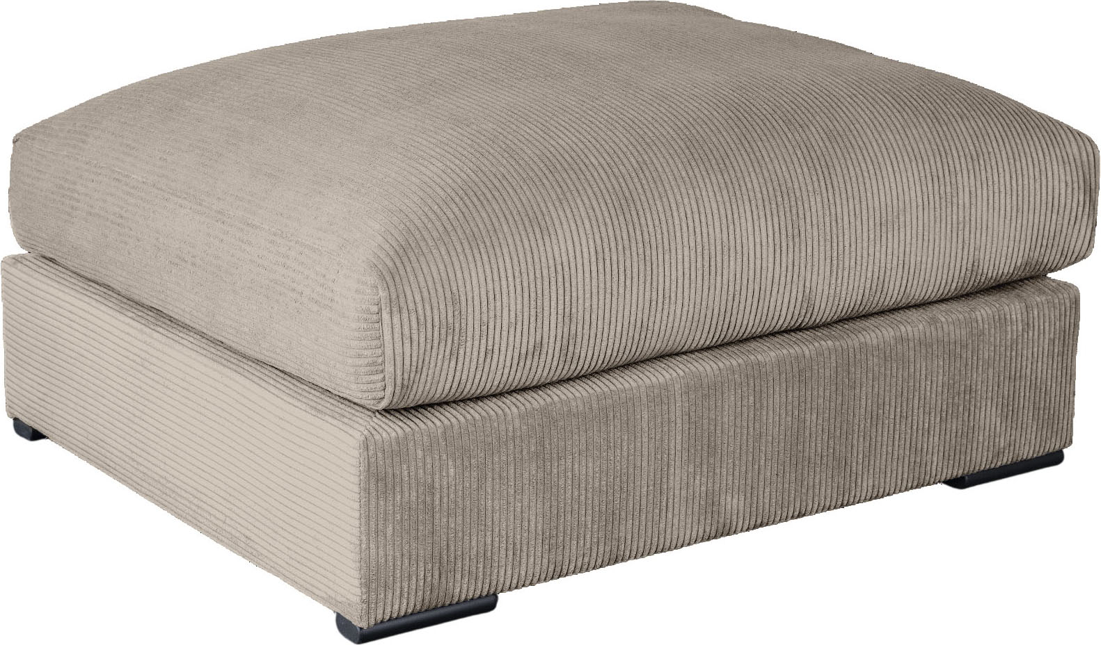 Home affaire "Casa XL, B: 101 cm" Mega-Hocker, in Cord oder Chenille-Struktur, Federkern