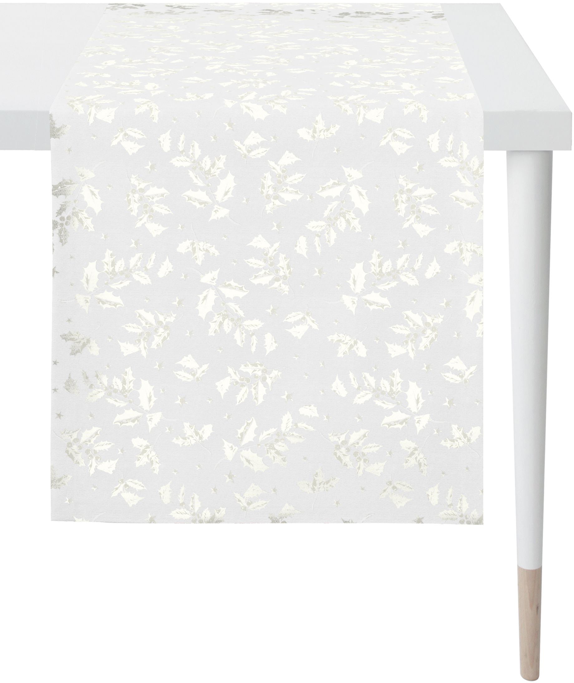 APELT Tischläufer "3625 Christmas Elegance, Jacquardgewebe, Weihnachtsdeko, Weihnachten" mit glänzenden Fäden
