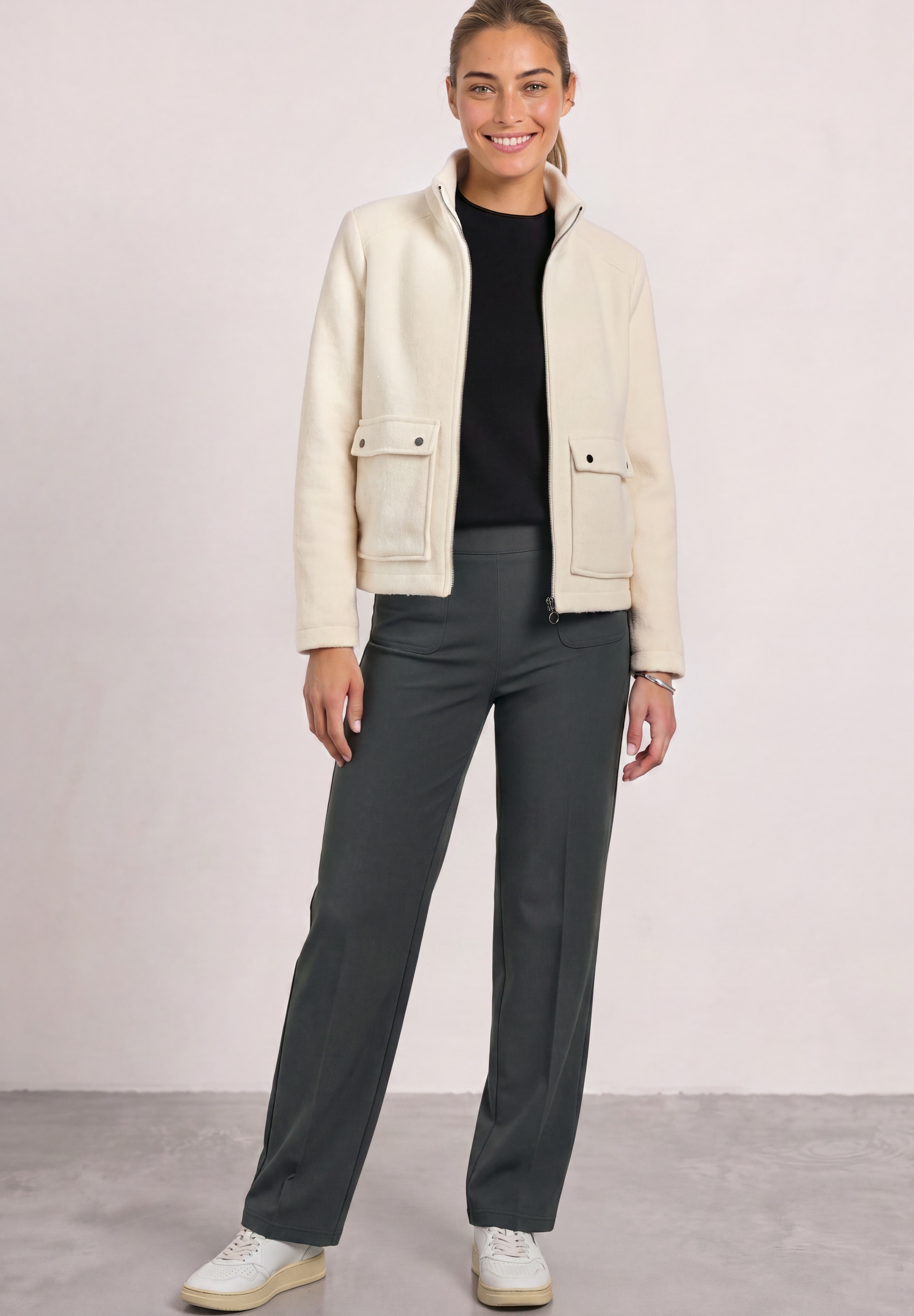STREET ONE Jerseyhose  High Waist