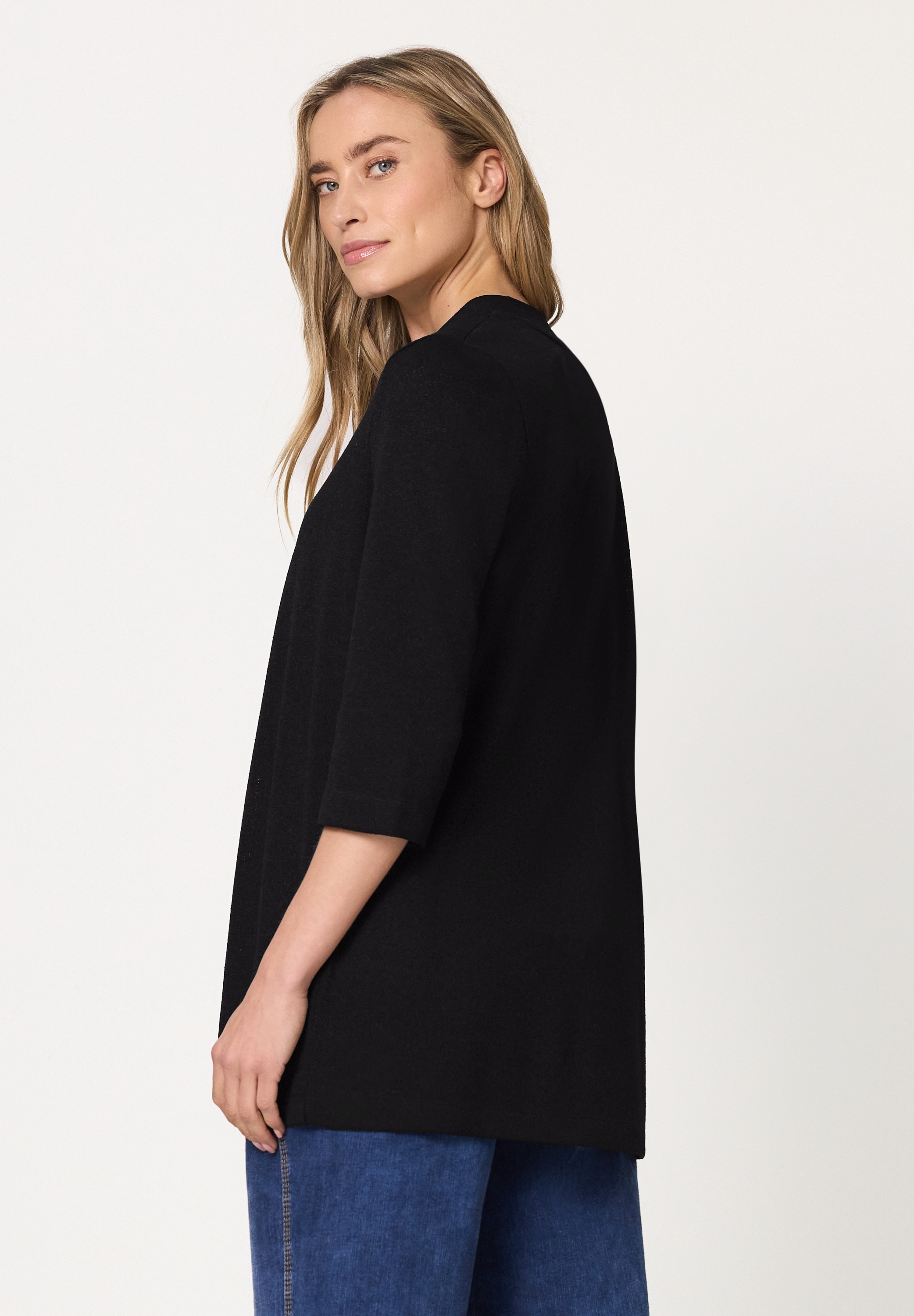 STREET ONE Cardigan mit Materialmix