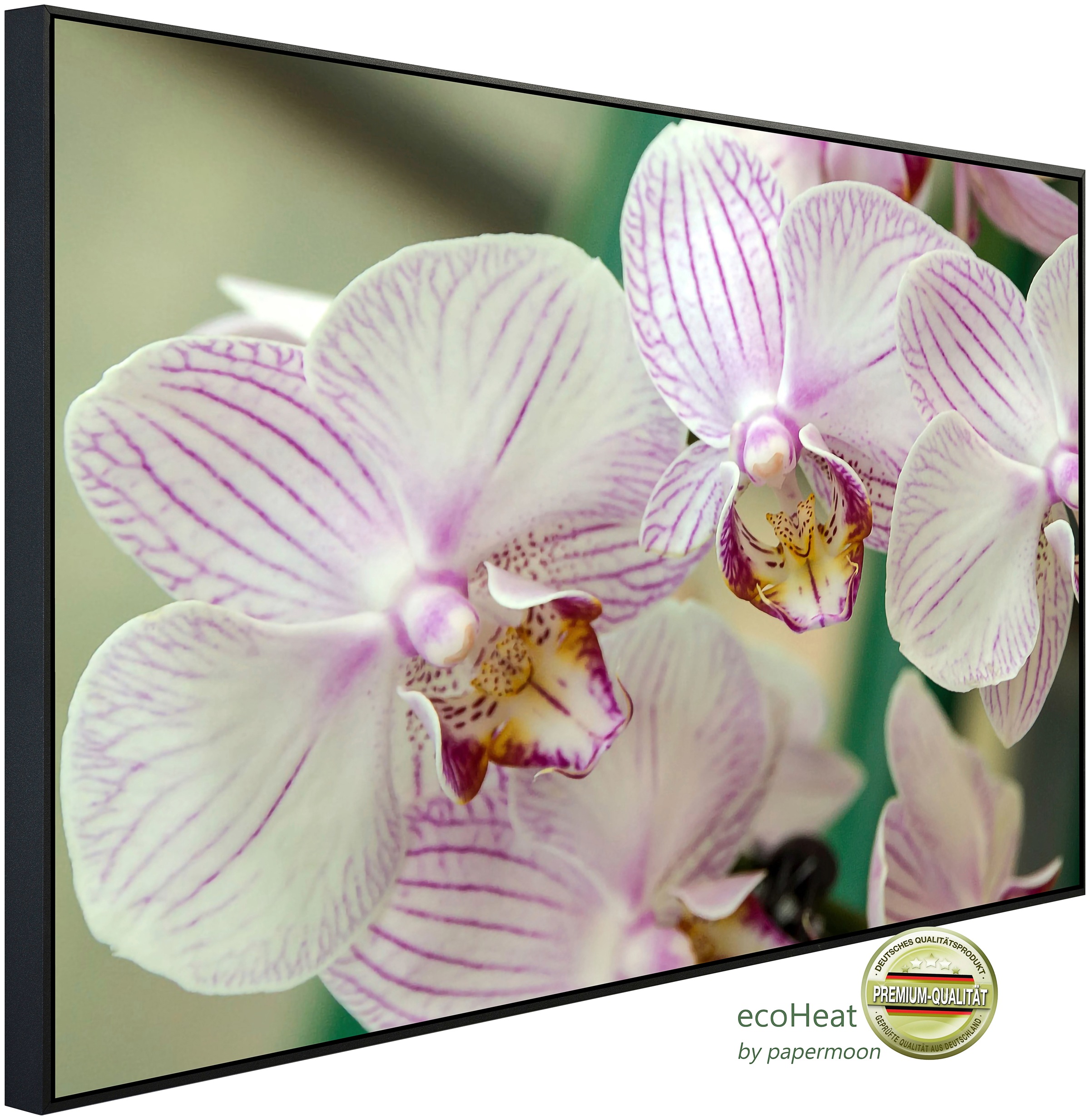 Papermoon Infrarotheizung »Weisse Orchidee«, sehr angenehme Strahlungswärme