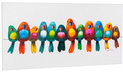 Schneider Acrylglasbild »Bunte Vögel«, 120/60 cm kaufen