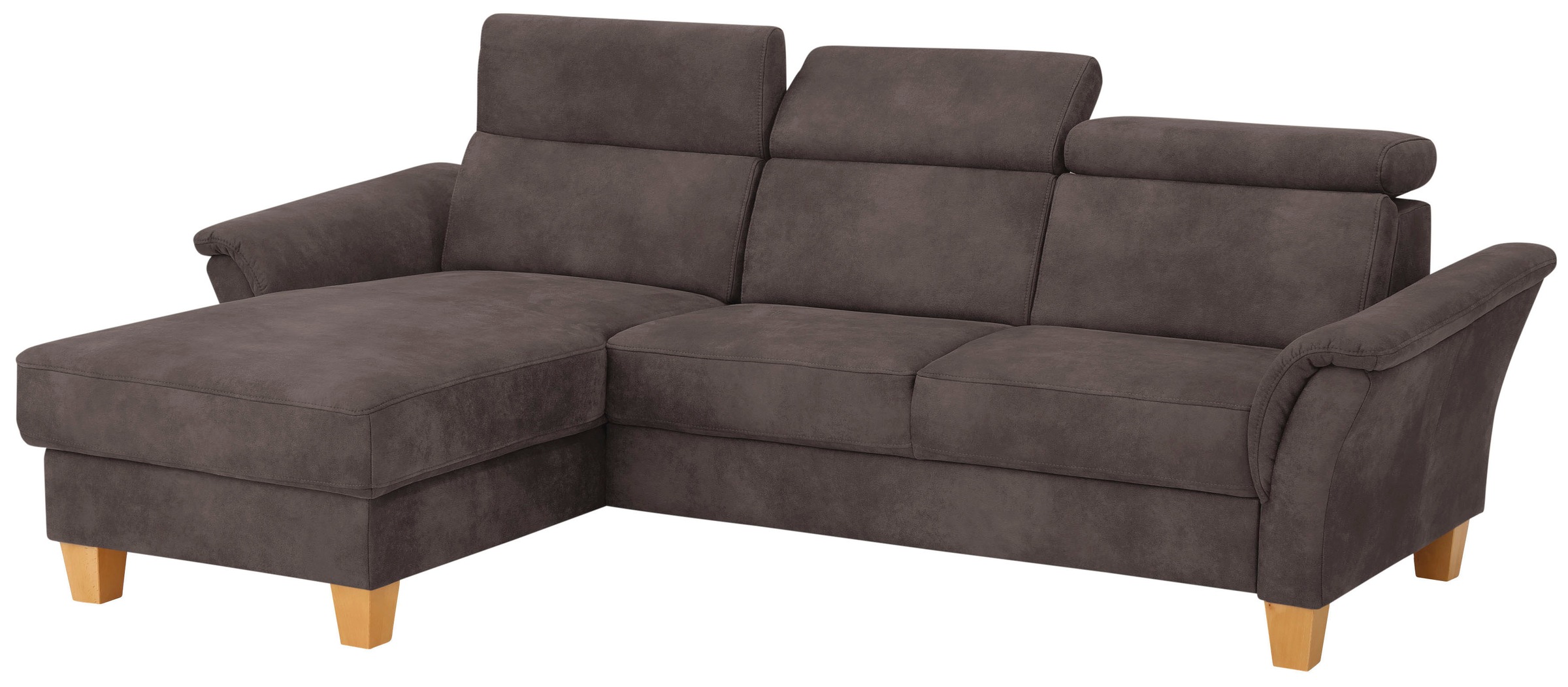 Home affaire Ecksofa »Conville L-Form«, Federkern, wahlweise mit Bettfunktion und Bettkasten bzw. Stauraum