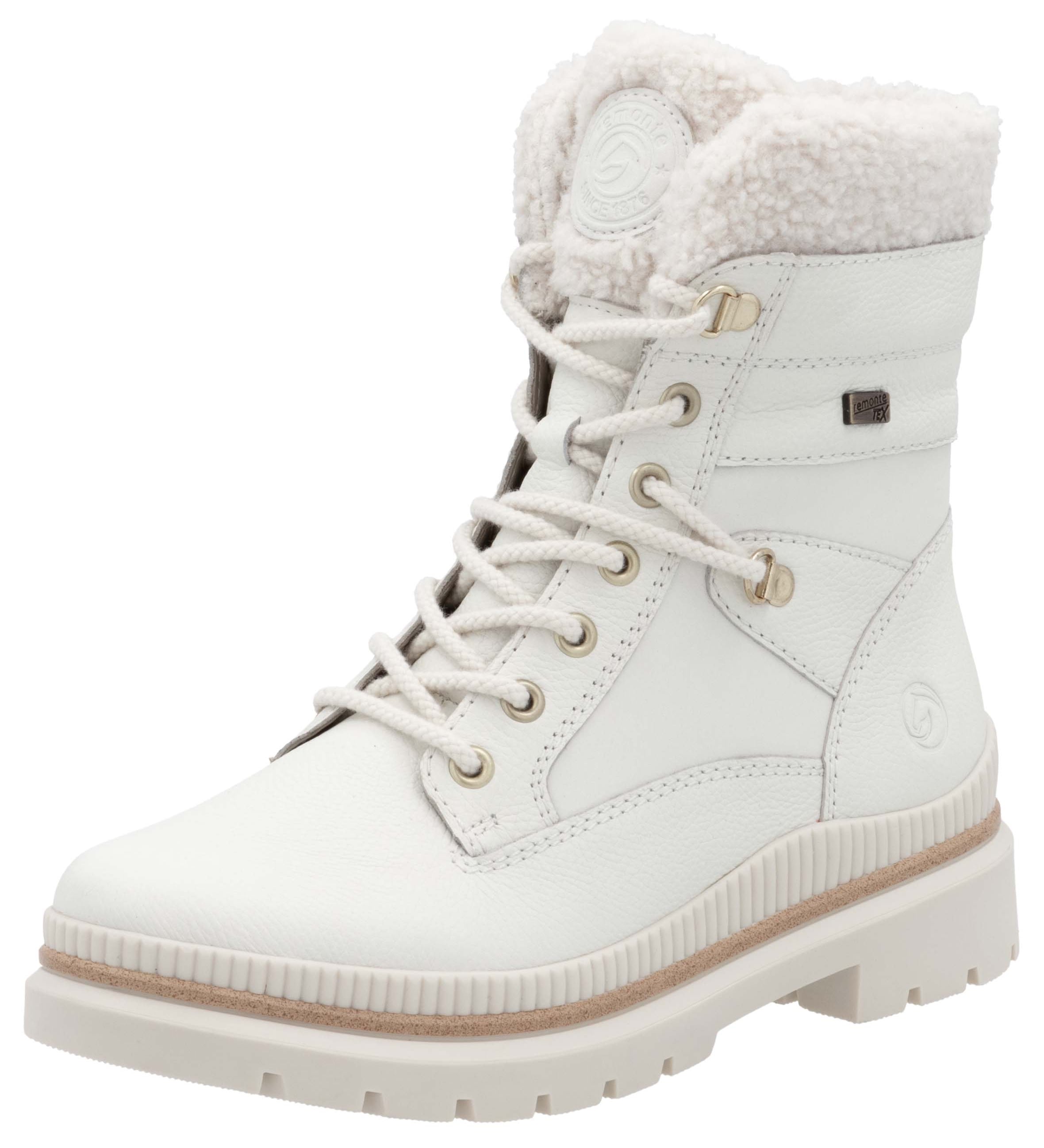 Winterboots, Blockabsatz, Outdoorschuh, Winterstiefelette, mit TEX-Membran