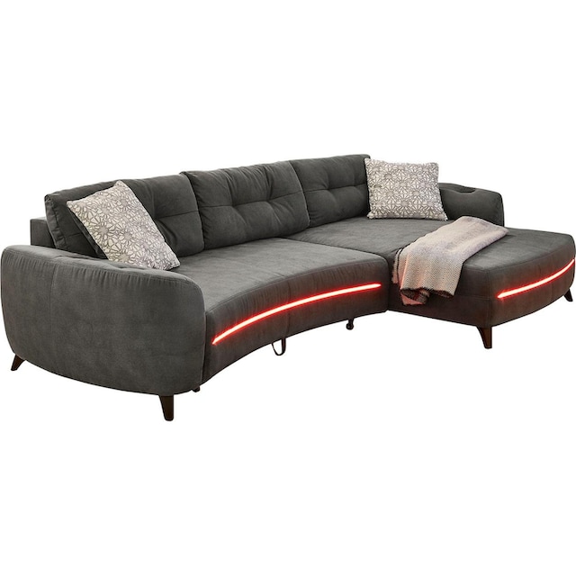 Bettkasten, mit RGB-LED-Beleuchtung bestellen Gruppe Ecksofa Polsterecke und »Lightning«, Bettfunktion Jockenhöfer BAUR |