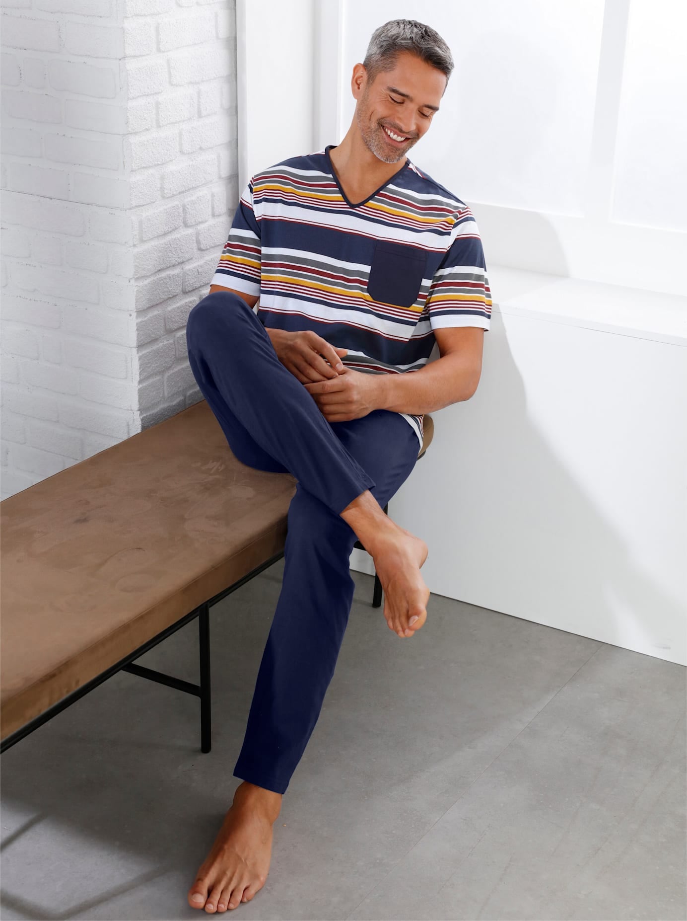 Pyjamaoberteil "Schlafanzug-Shirt", 1 Stk. günstig online kaufen