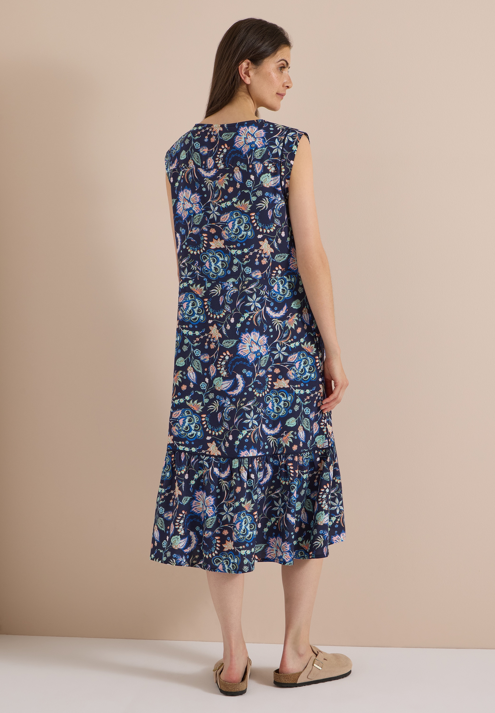Cecil Midikleid Ohne Taschen mit allover Print