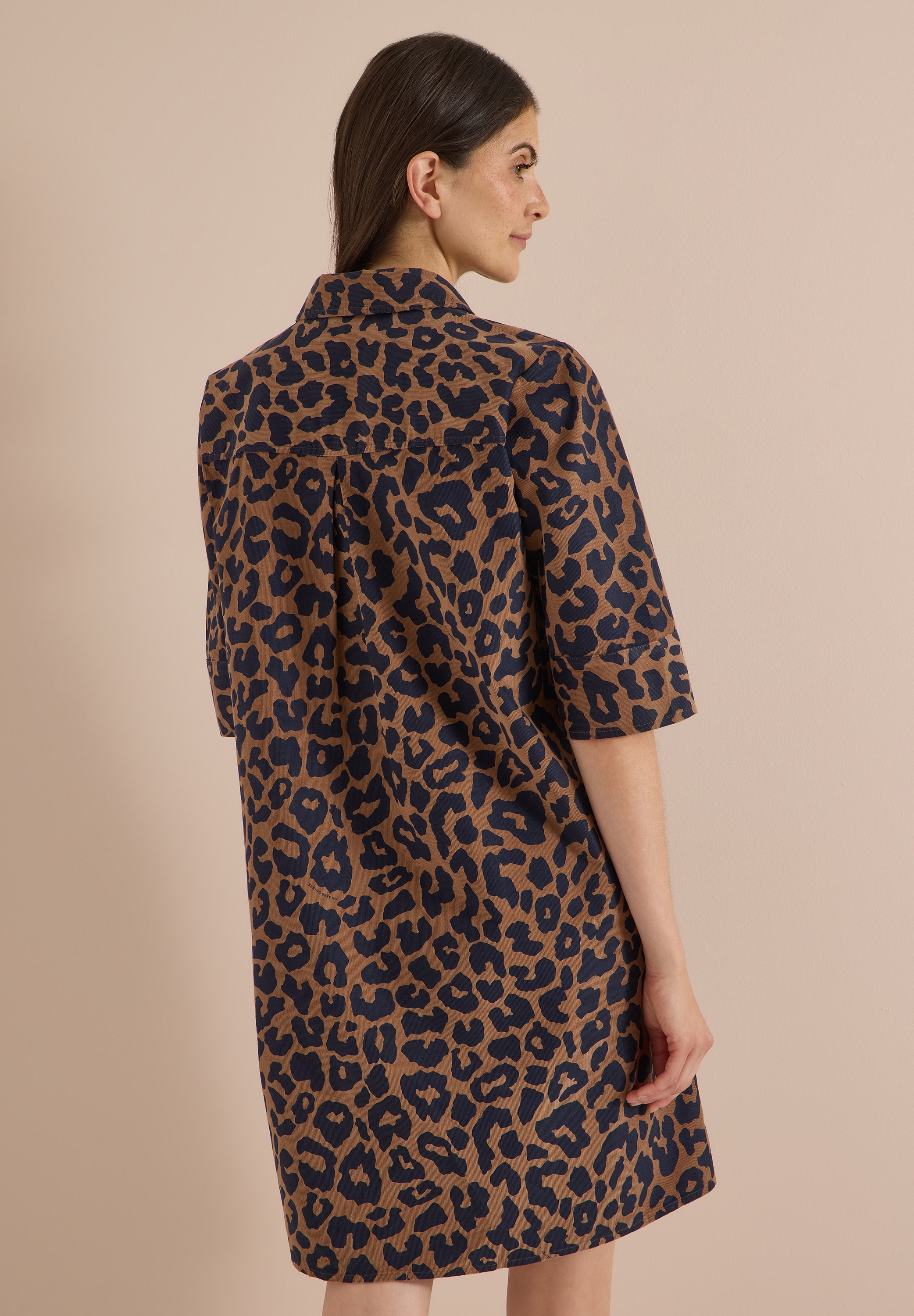 Cecil Midikleid Eingrifftaschen mit Leo-Muster